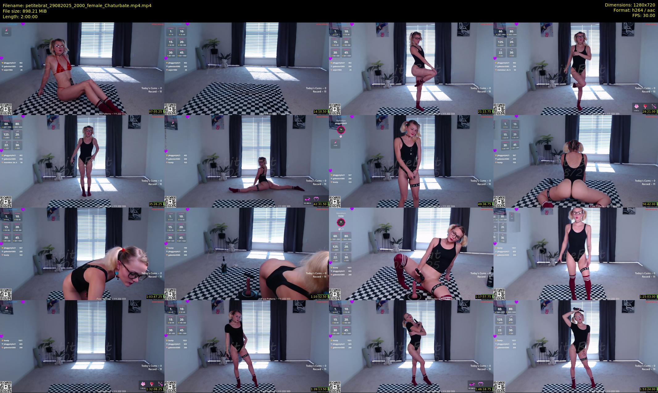 petitebrat — 120 minute Chaturbate female cam show recording, 720p, Aug 29, 2025