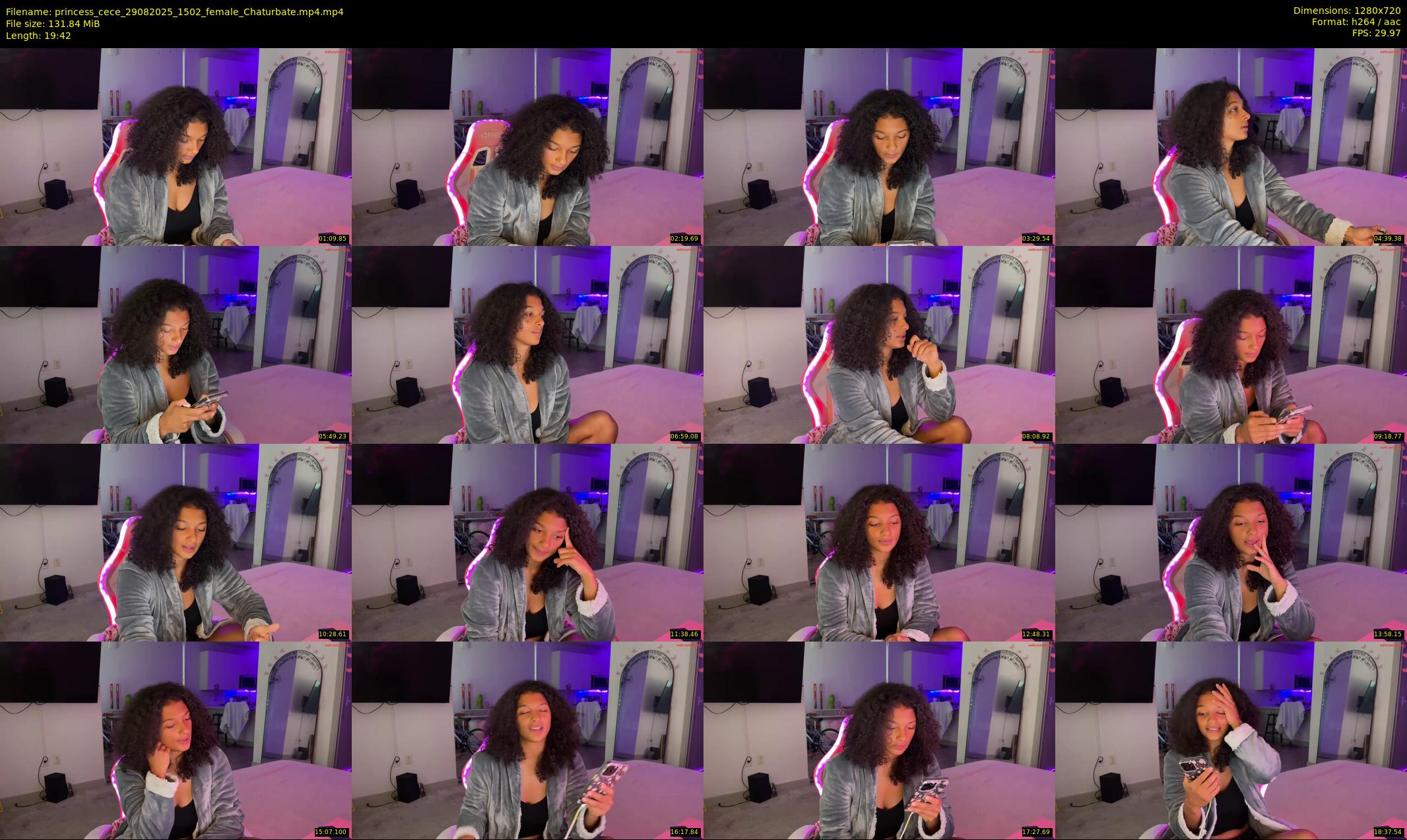 princess_cece — 20 minute Chaturbate female cam show recording, 720p, Aug 29, 2025