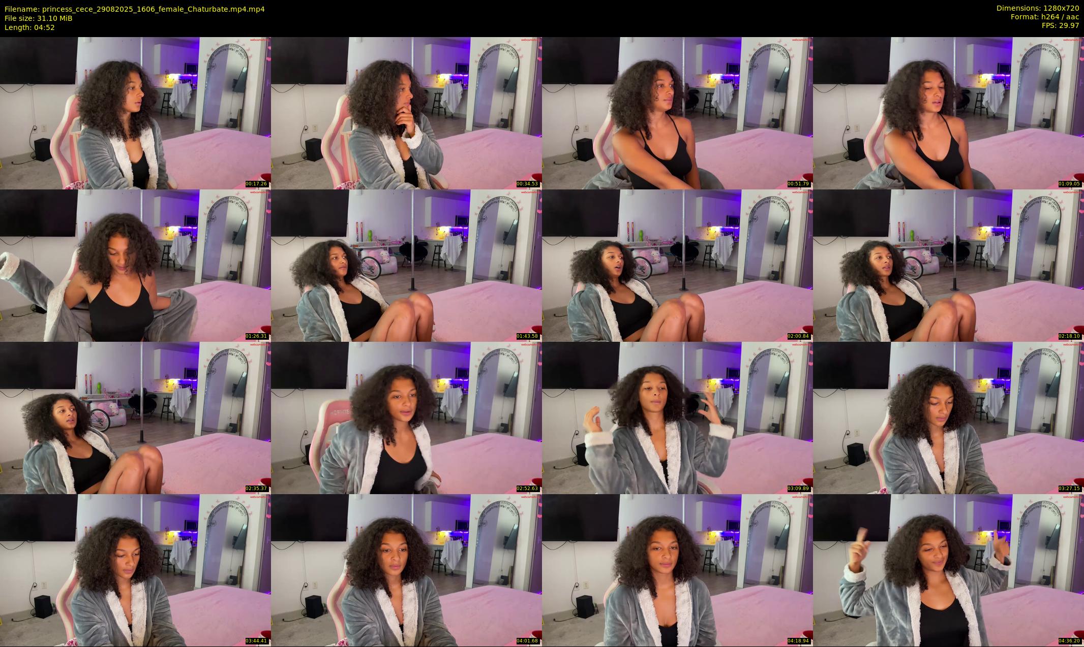 princess_cece — 5 minute Chaturbate female cam show recording, 720p, Aug 29, 2025