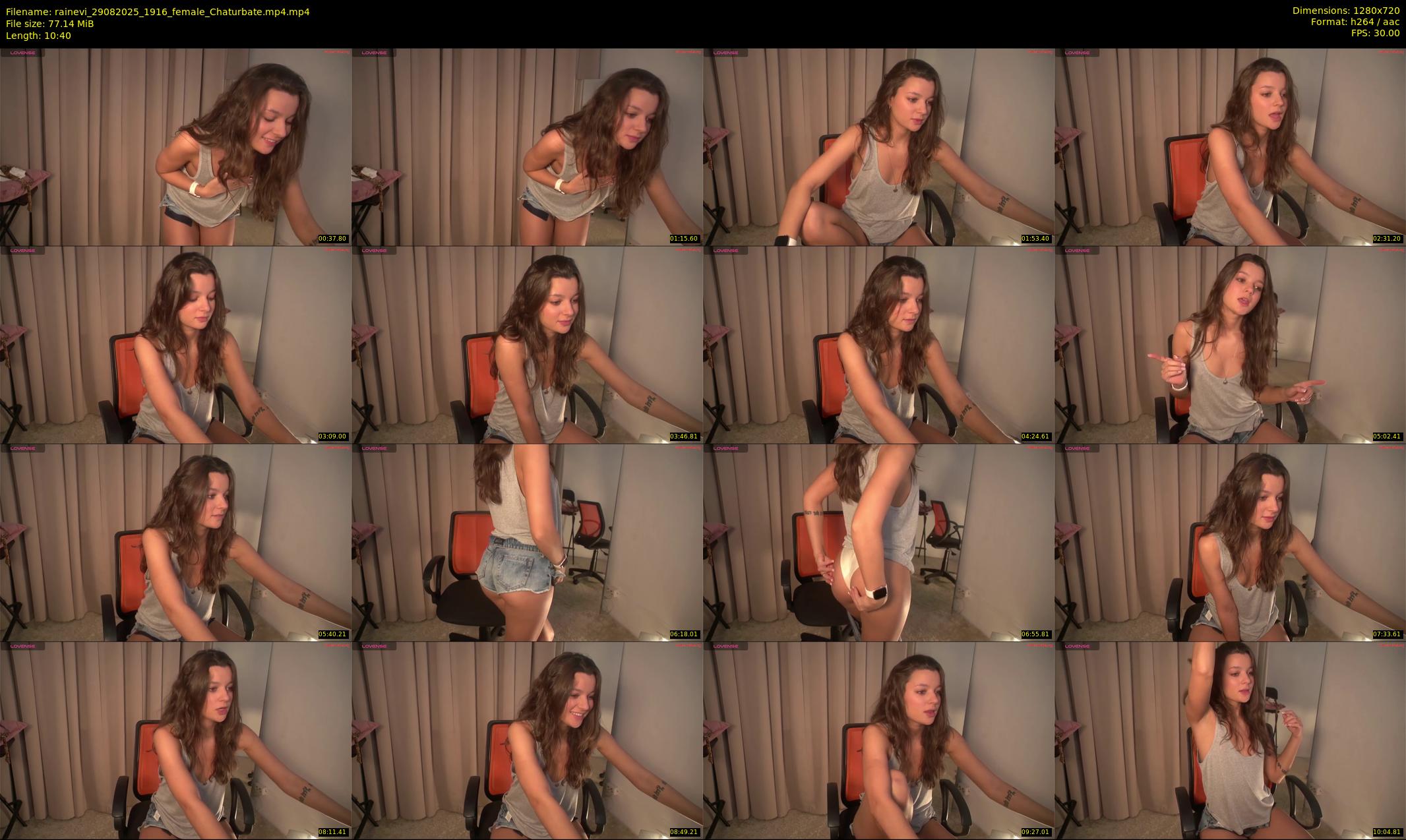rainevi — 11 minute Chaturbate female cam show recording, 720p, Aug 29, 2025