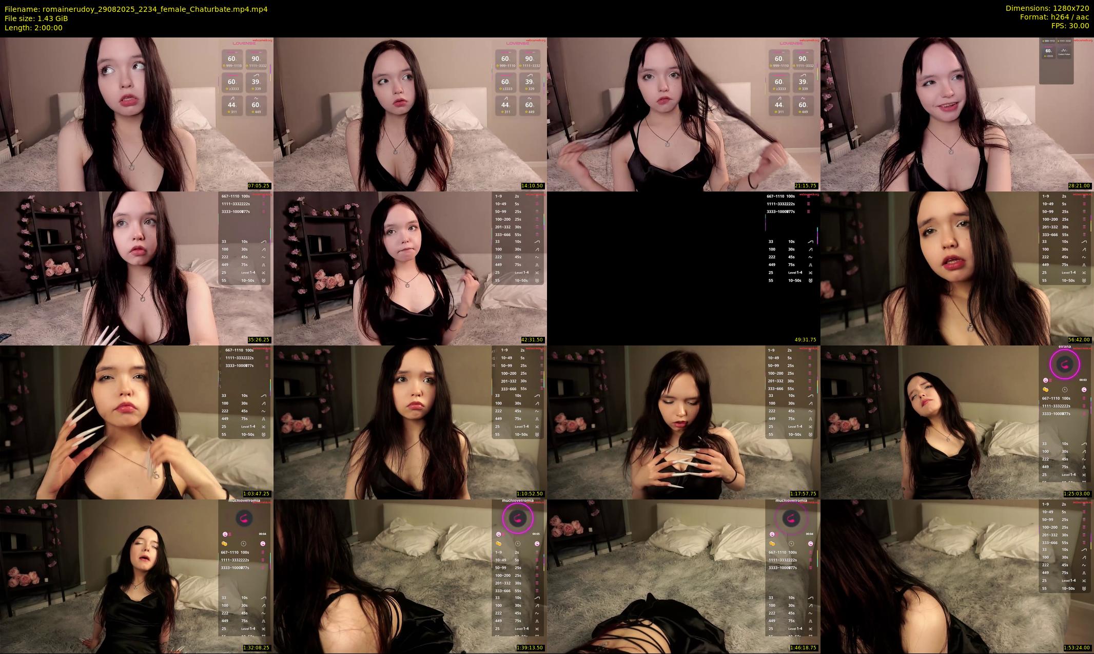 romainerudoy — 120 minute Chaturbate female cam show recording, 720p, Aug 29, 2025