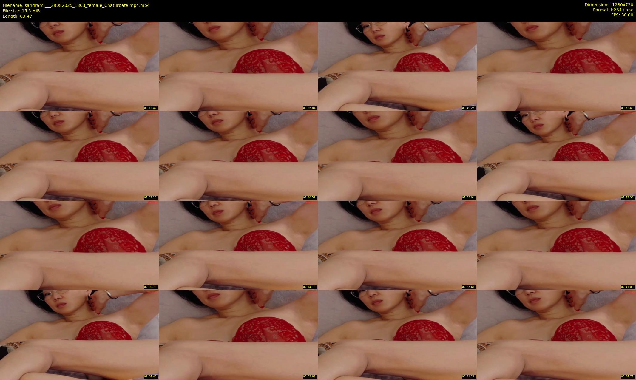 sandrami__ — 4 minute Chaturbate female cam show recording, 720p, Aug 29, 2025