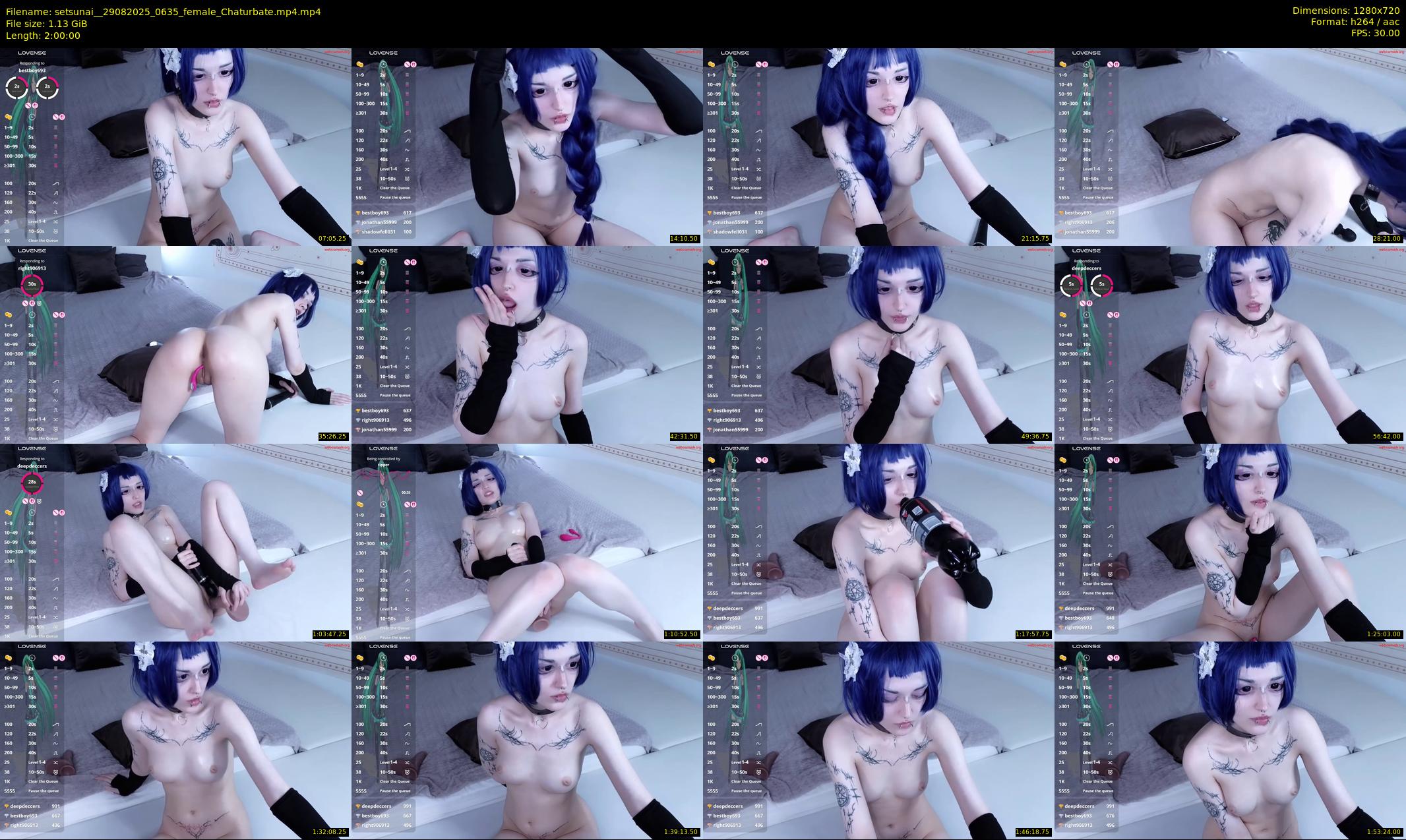 setsunai_ — 120 minute Chaturbate female cam show recording, 720p, Aug 29, 2025