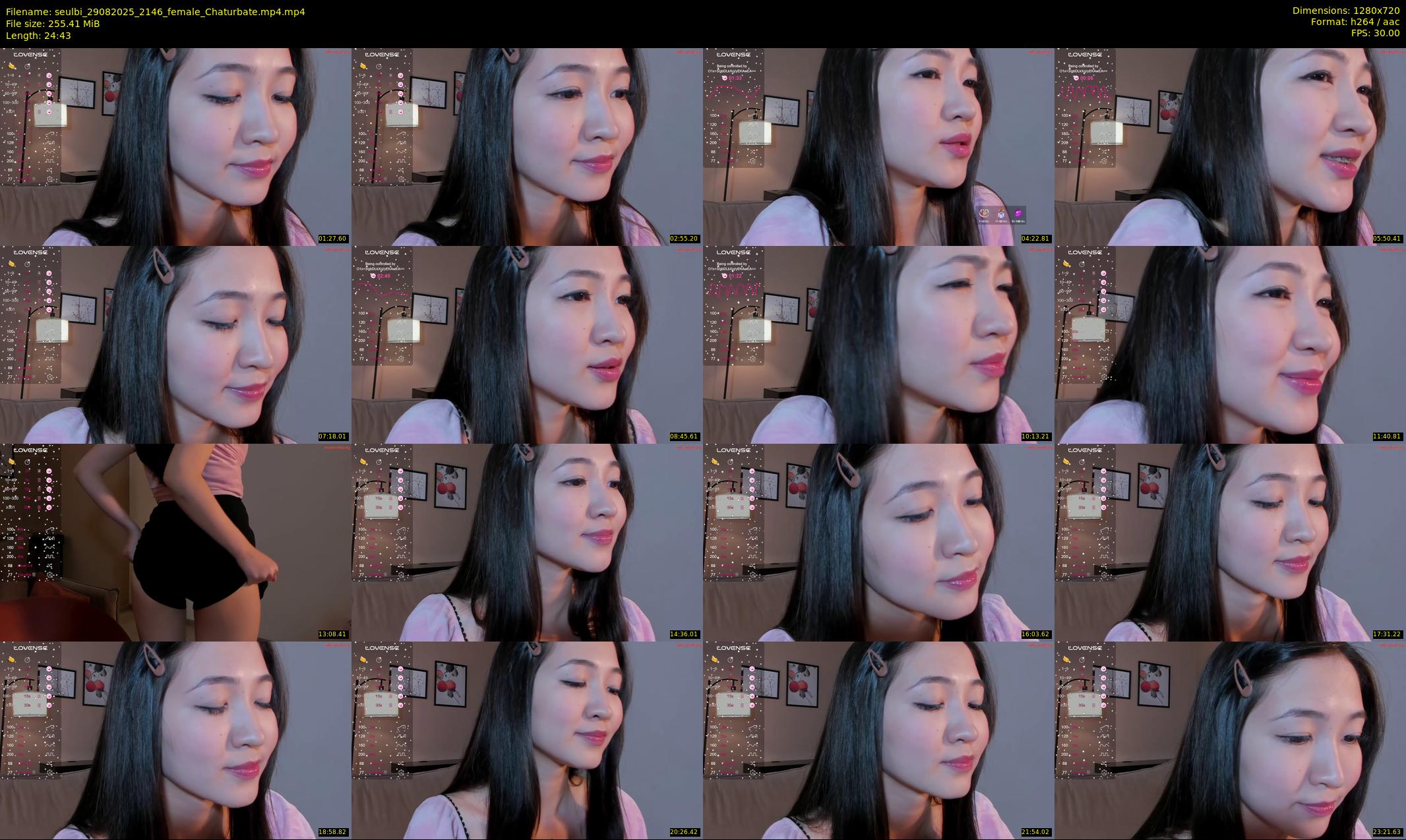 seulbi — 25 minute Chaturbate female cam show recording, 720p, Aug 29, 2025