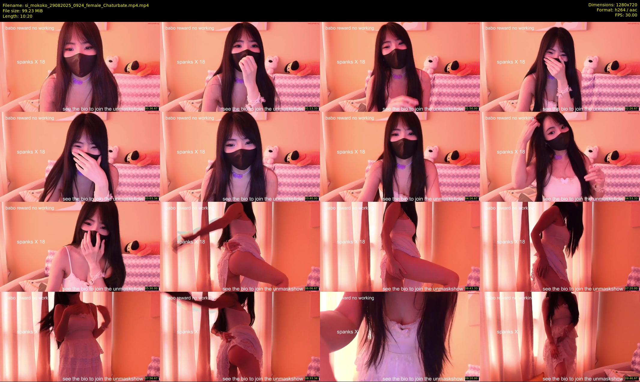 si_mokoko — 11 minute Chaturbate female cam show recording, 720p, Aug 29, 2025
