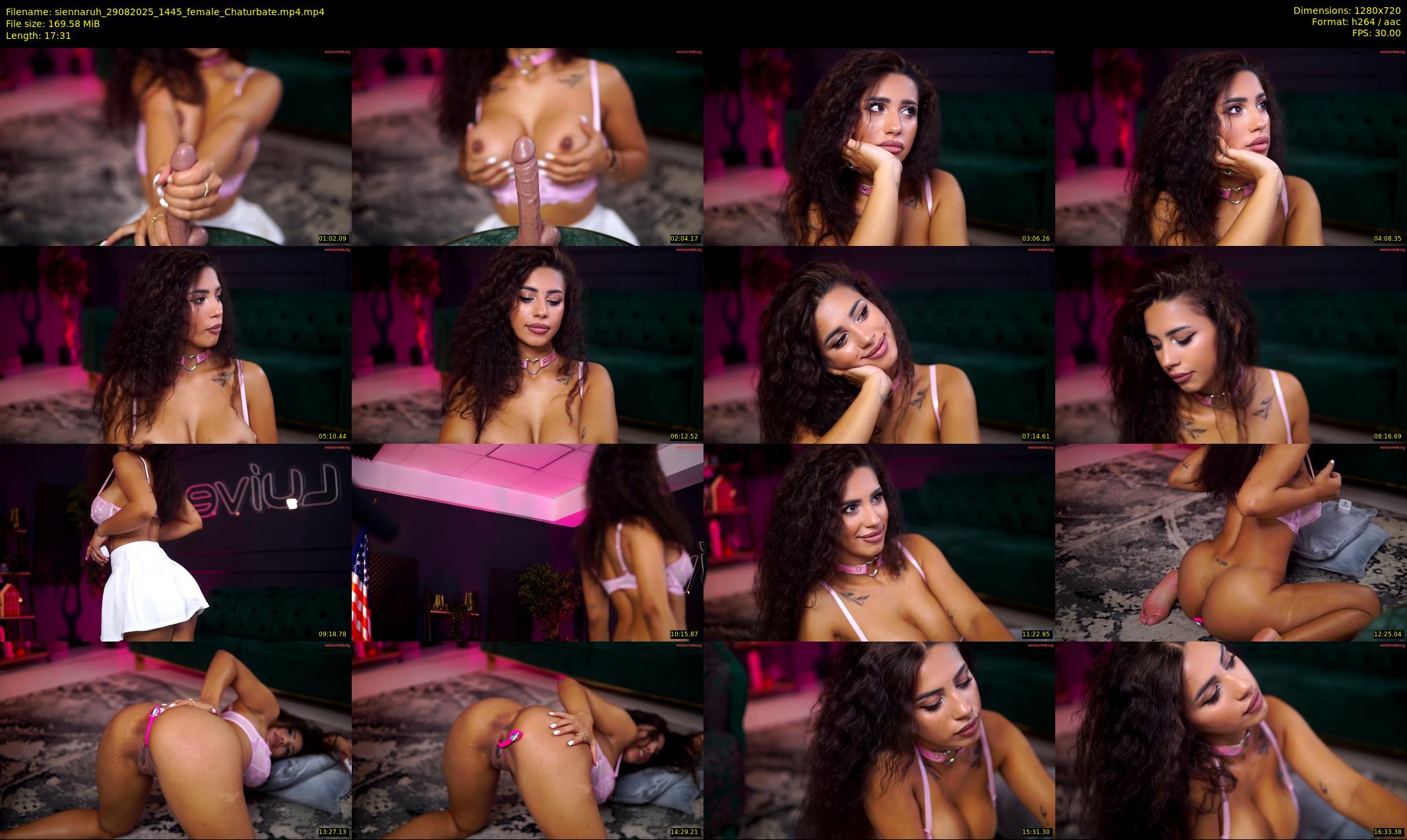 siennaruh — 18 minute Chaturbate female cam show recording, 720p, Aug 29, 2025