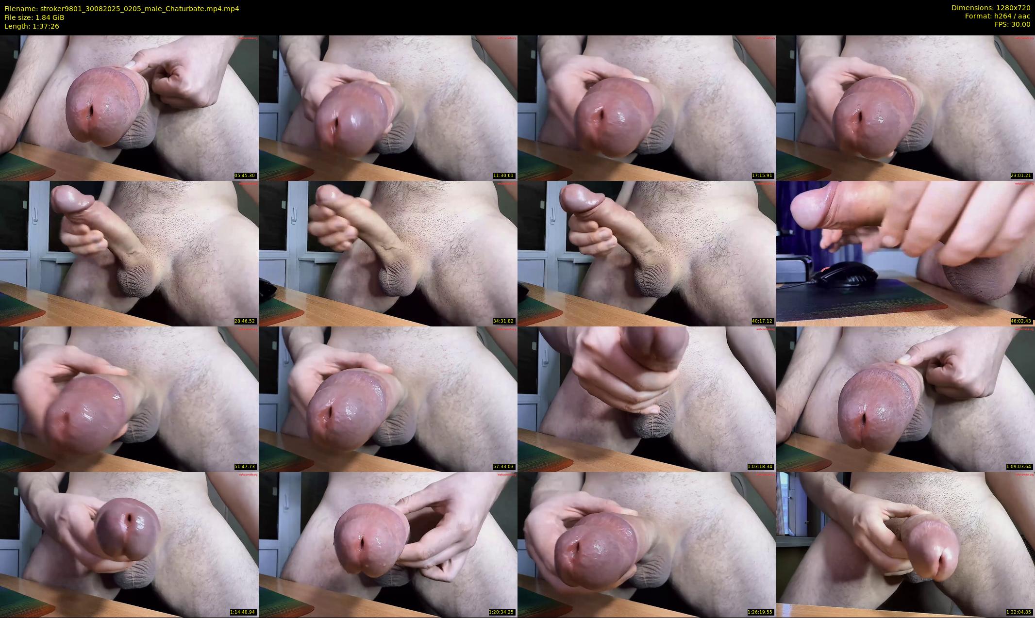 stroker9801 — 98 minute Chaturbate male cam show recording, 720p, Aug 30, 2025