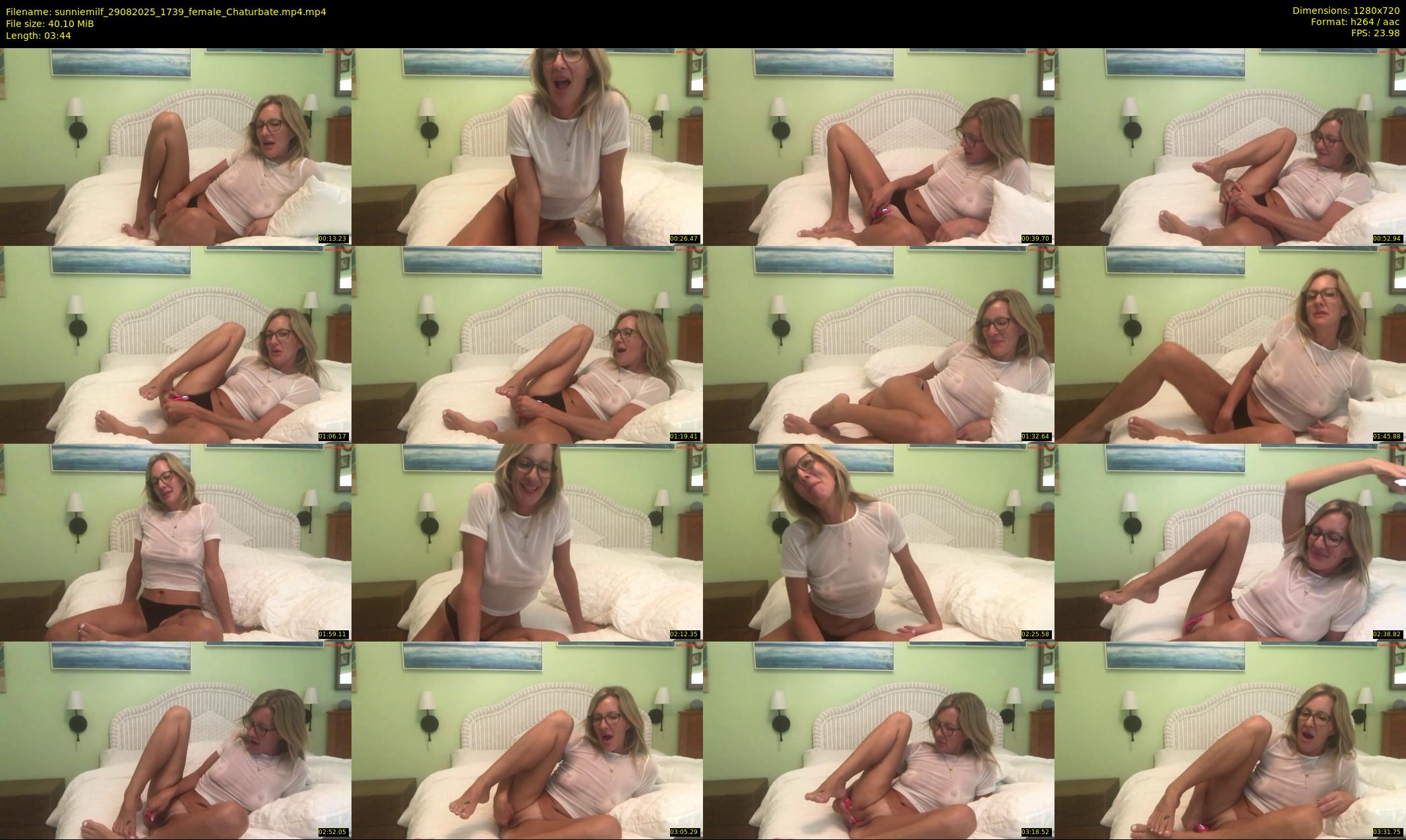 sunniemilf — 4 minute Chaturbate female cam show recording, 720p, Aug 29, 2025