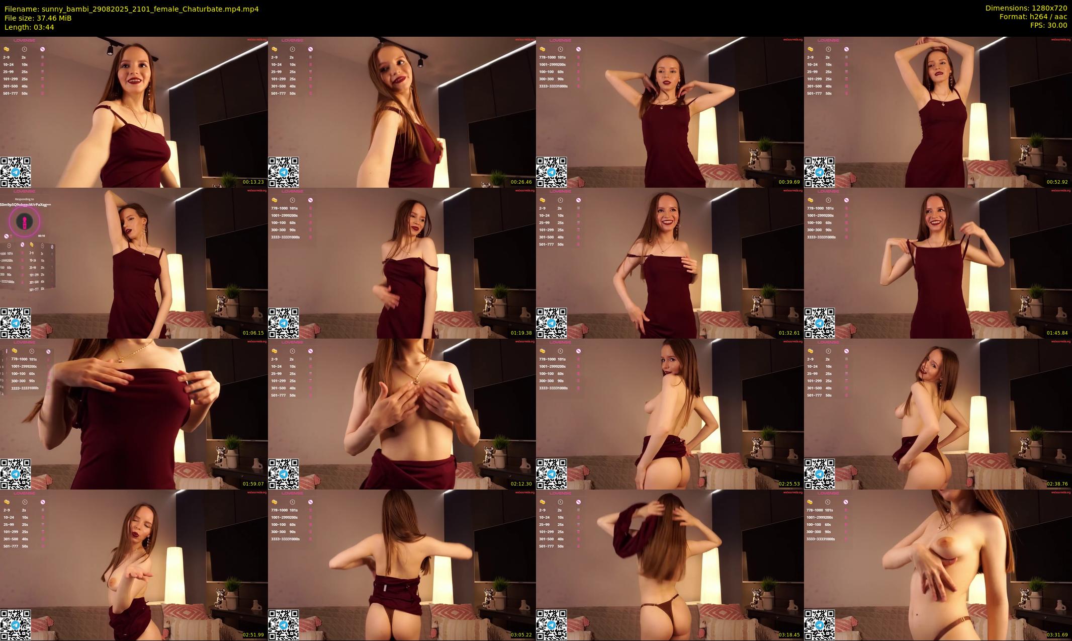 sunny_bambi — 4 minute Chaturbate female cam show recording, 720p, Aug 29, 2025