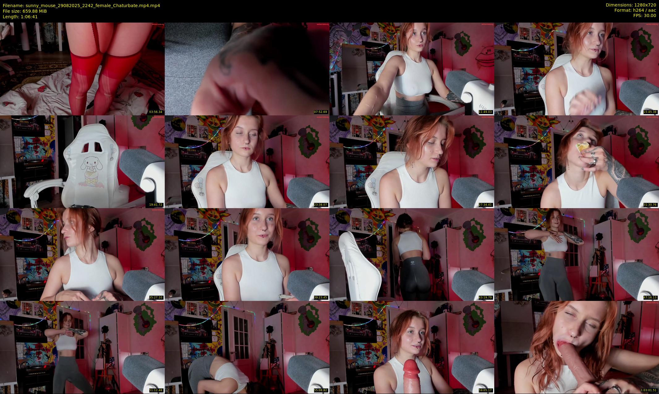 sunny_mouse — 67 minute Chaturbate female cam show recording, 720p, Aug 29, 2025