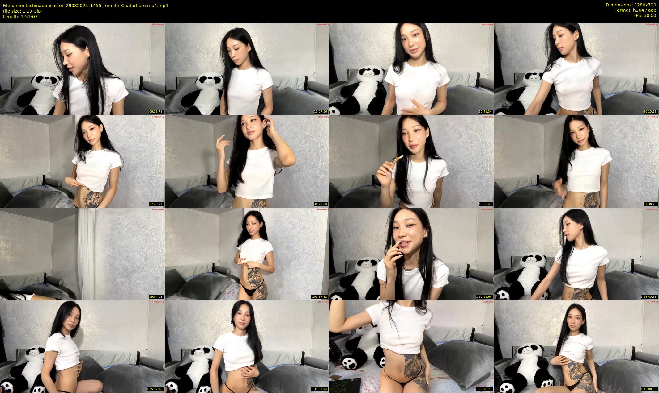 tashinadoncaster — 112 minute Chaturbate female cam show recording, 720p, Aug 29, 2025