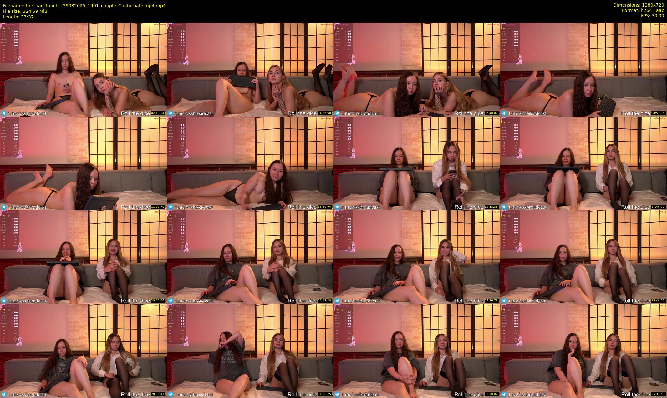 the_bad_touch_ — 38 minute Chaturbate couple cam show recording, 720p, Aug 29, 2025