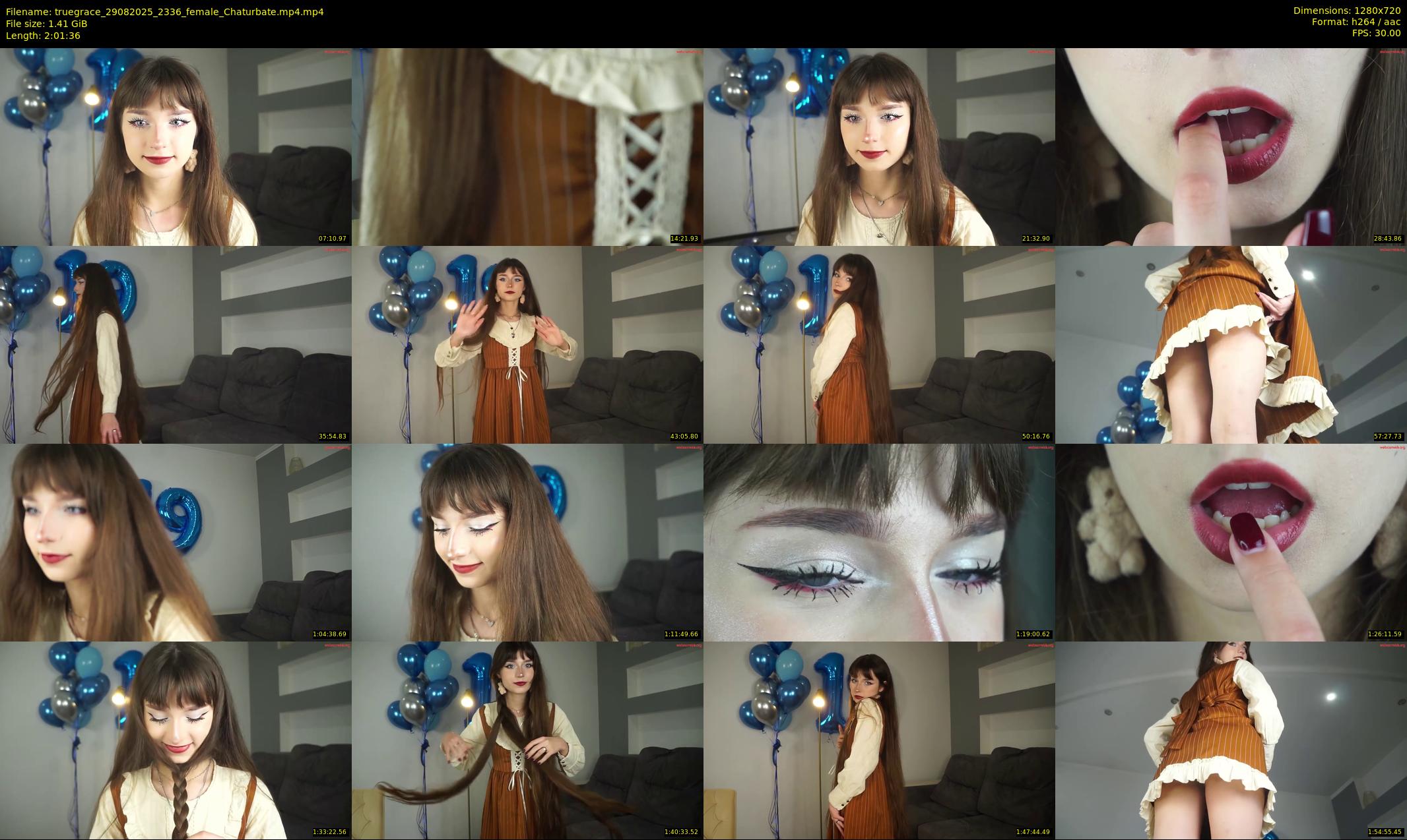 truegrace — 122 minute Chaturbate female cam show recording, 720p, Aug 29, 2025
