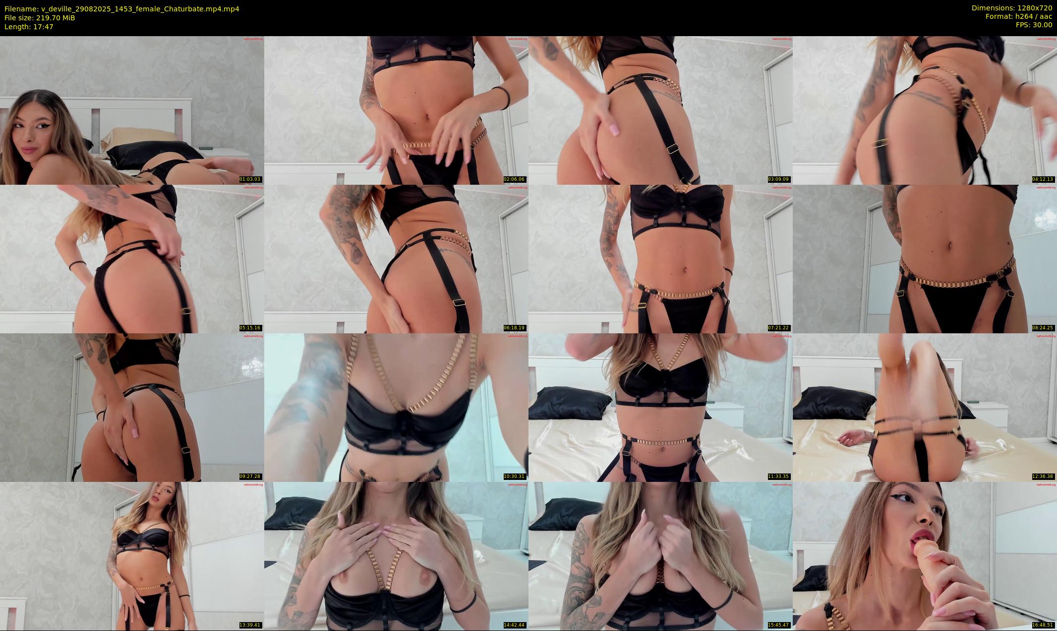 v_deville — 18 minute Chaturbate female cam show recording, 720p, Aug 29, 2025