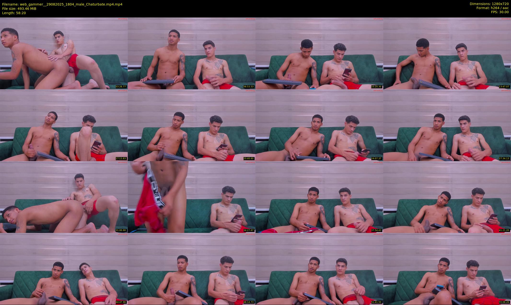 web_gammer_ — 59 minute Chaturbate male cam show recording, 720p, Aug 29, 2025