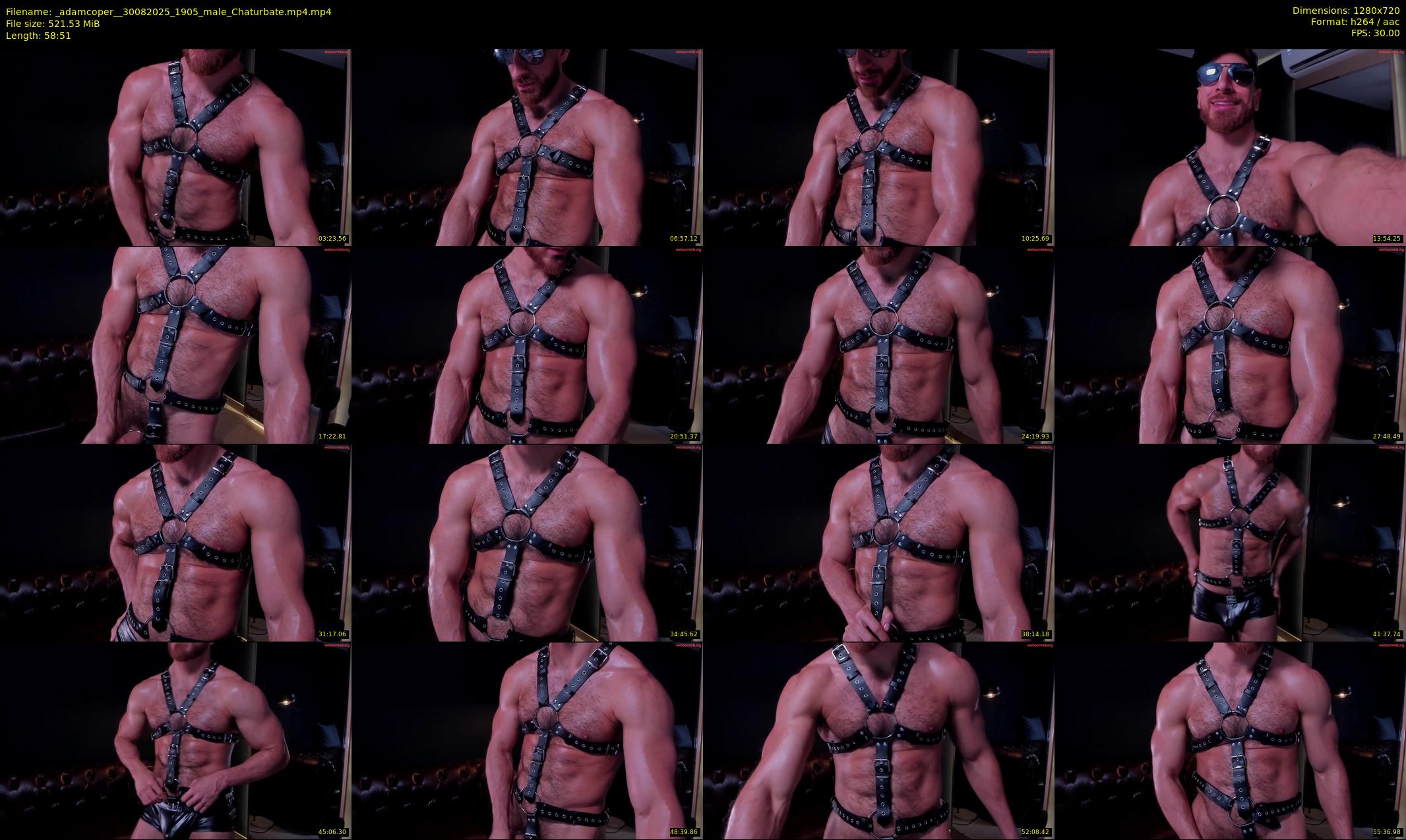 _adamcoper_ — 59 minute Chaturbate male cam show recording, 720p, Aug 30, 2025
