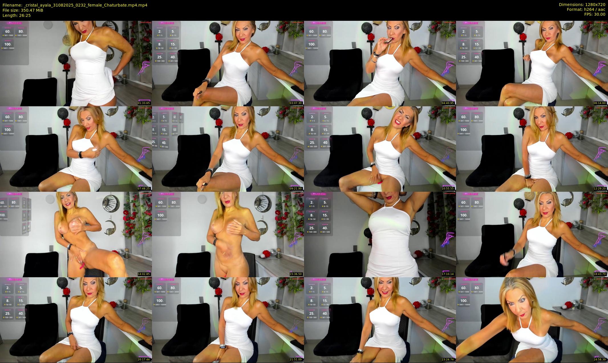 _cristal_ayala — 27 minute Chaturbate female cam show recording, 720p, Aug 31, 2025