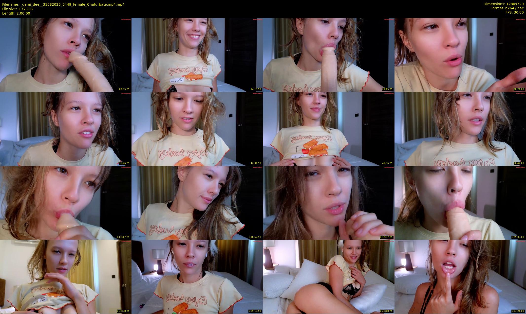 _demi_dee_ — 120 minute Chaturbate female cam show recording, 720p, Aug 31, 2025