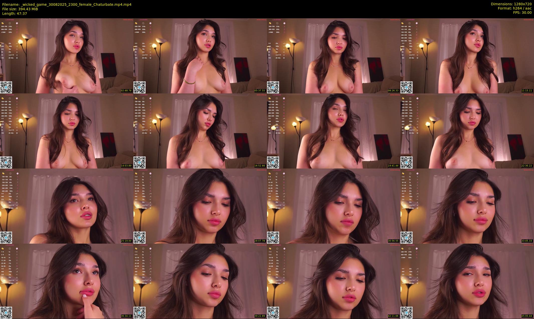 _wicked_game — 48 minute Chaturbate female cam show recording, 720p, Aug 30, 2025