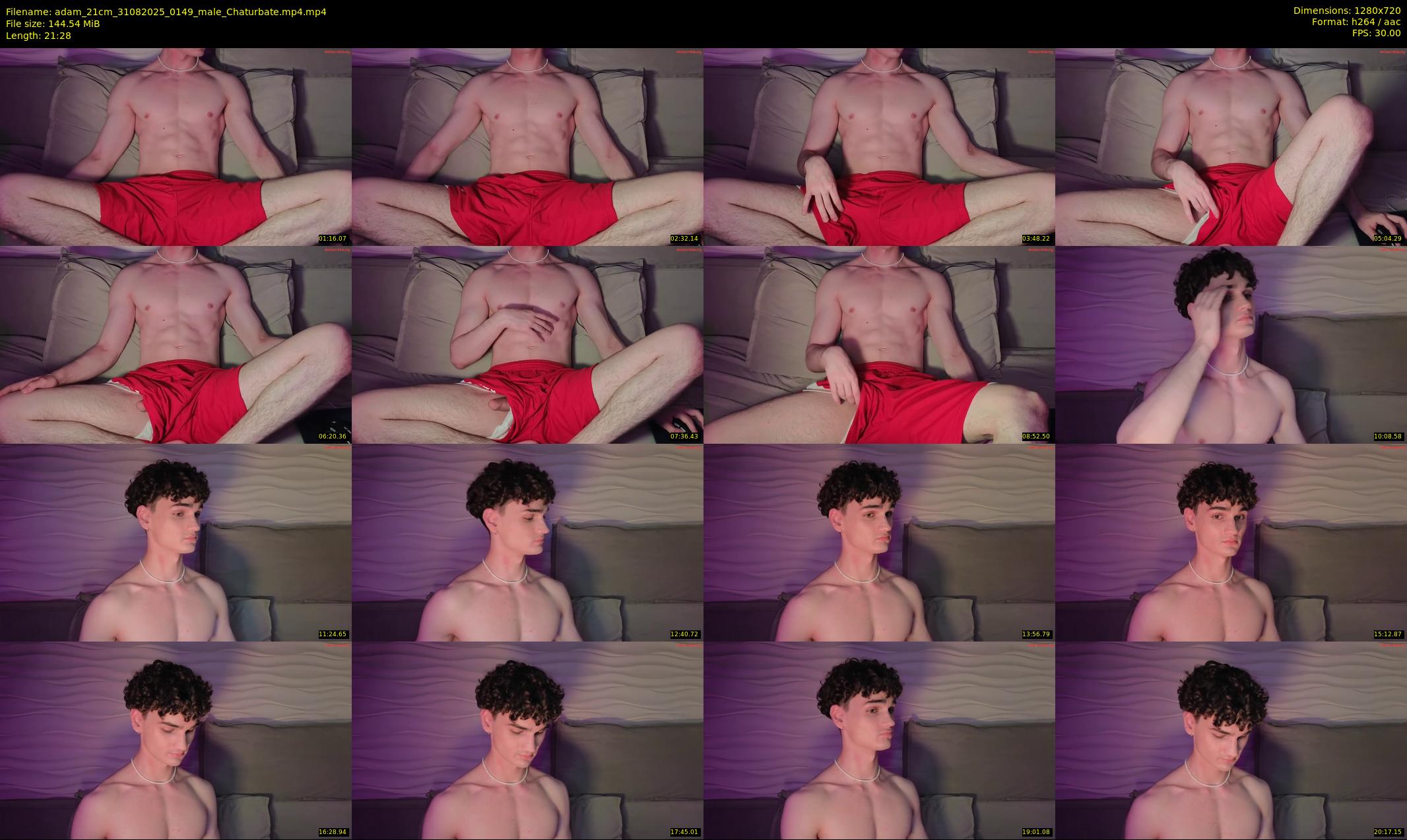 adam_21cm — 22 minute Chaturbate male cam show recording, 720p, Aug 31, 2025