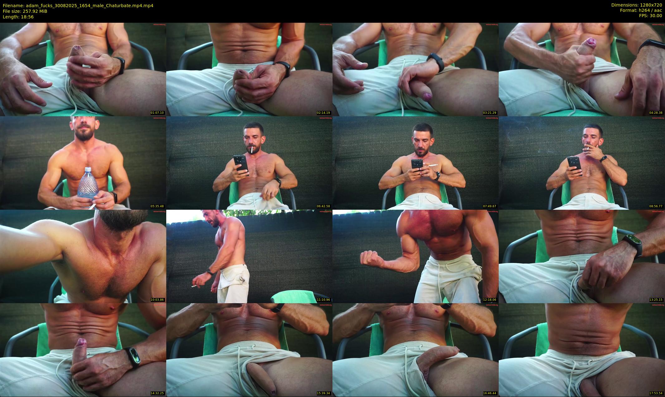 adam_fucks — 19 minute Chaturbate male cam show recording, 720p, Aug 30, 2025