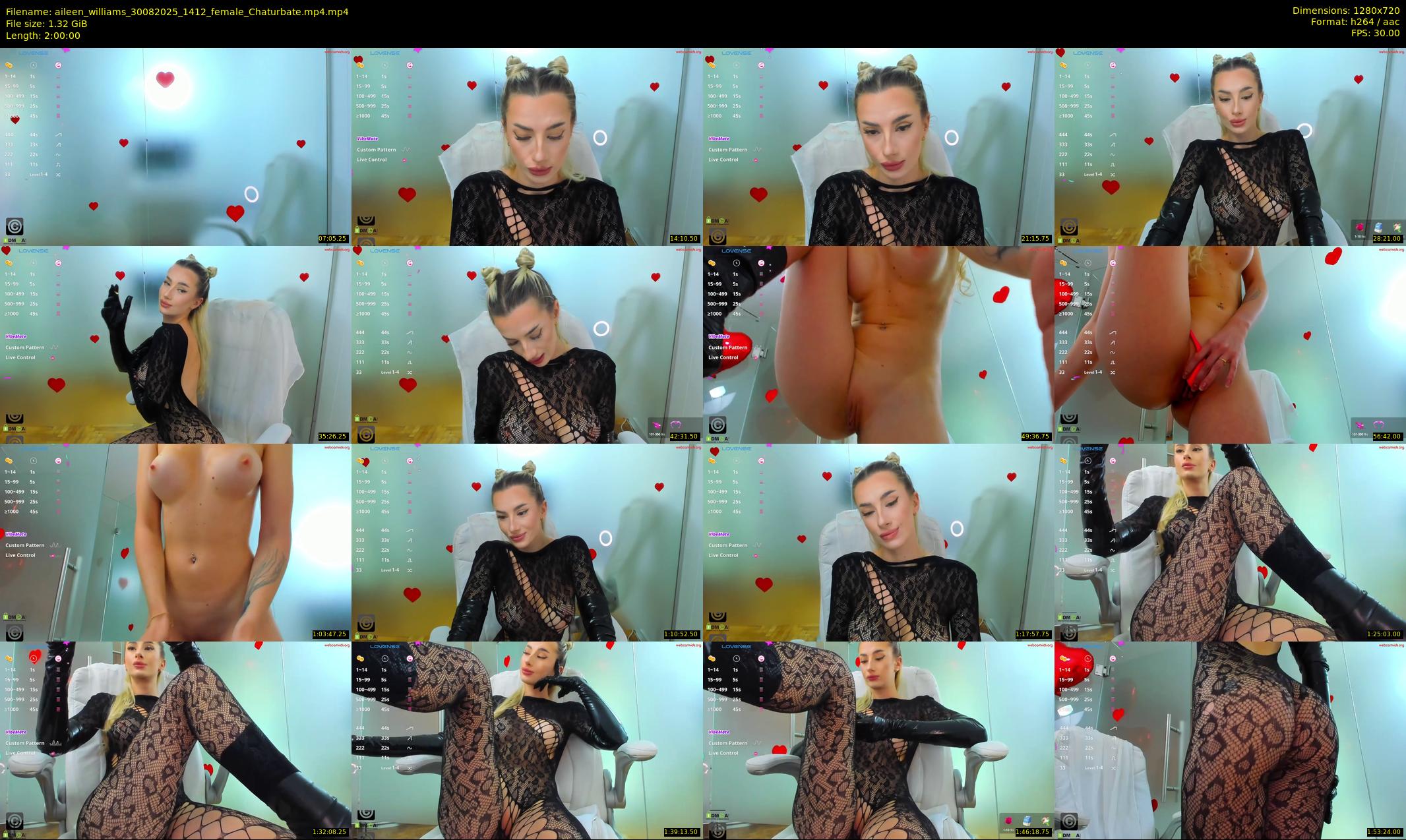 aileen_williams — 120 minute Chaturbate female cam show recording, 720p, Aug 30, 2025