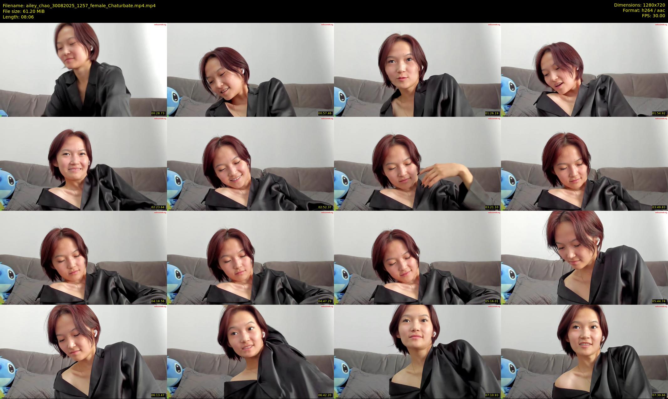 ailey_chao — 9 minute Chaturbate female cam show recording, 720p, Aug 30, 2025