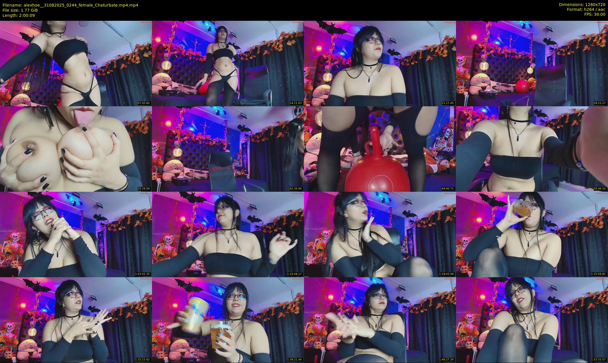 alexhoe_ — 121 minute Chaturbate female cam show recording, 720p, Aug 31, 2025