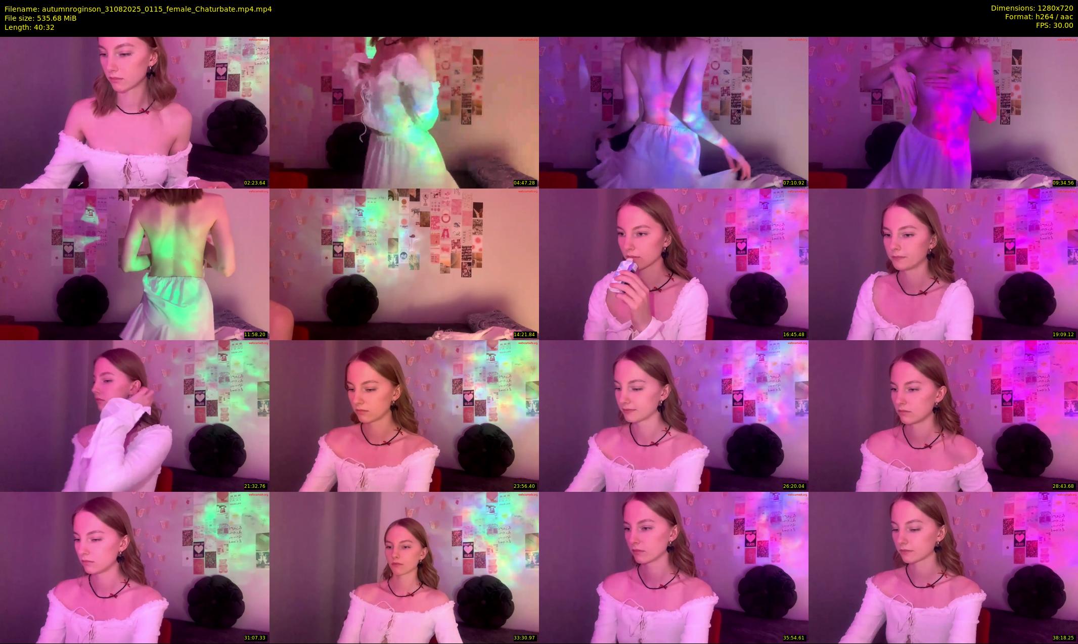 autumnroginson — 41 minute Chaturbate female cam show recording, 720p, Aug 31, 2025