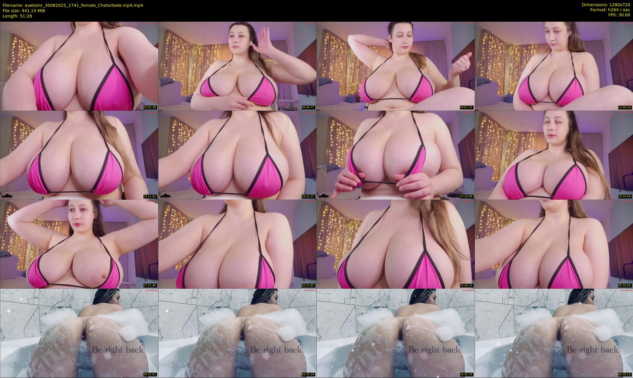 aveksmr — 52 minute Chaturbate couple cam show recording, 720p, Aug 30, 2025