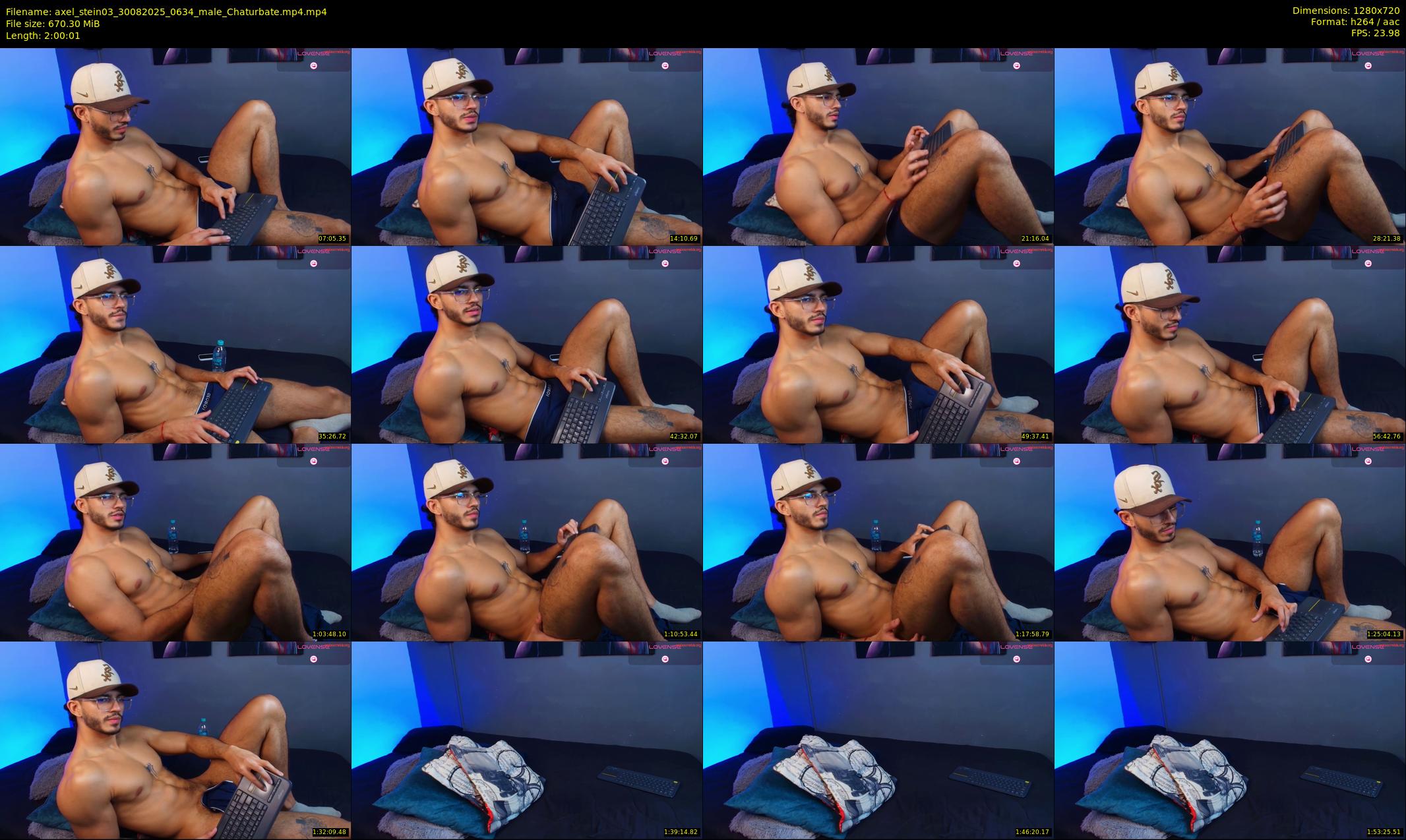 axel_stein03 — 121 minute Chaturbate male cam show recording, 720p, Aug 30, 2025