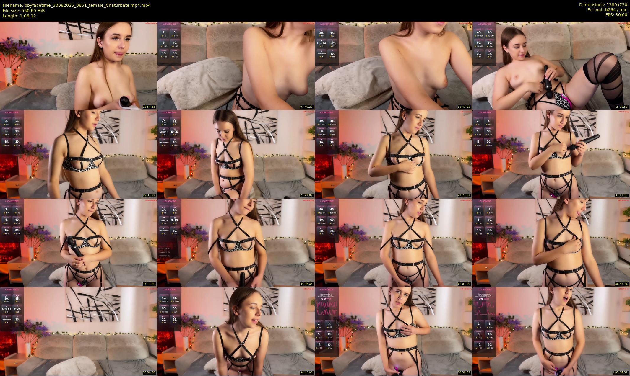 bbyfacetime — 67 minute Chaturbate female cam show recording, 720p, Aug 30, 2025