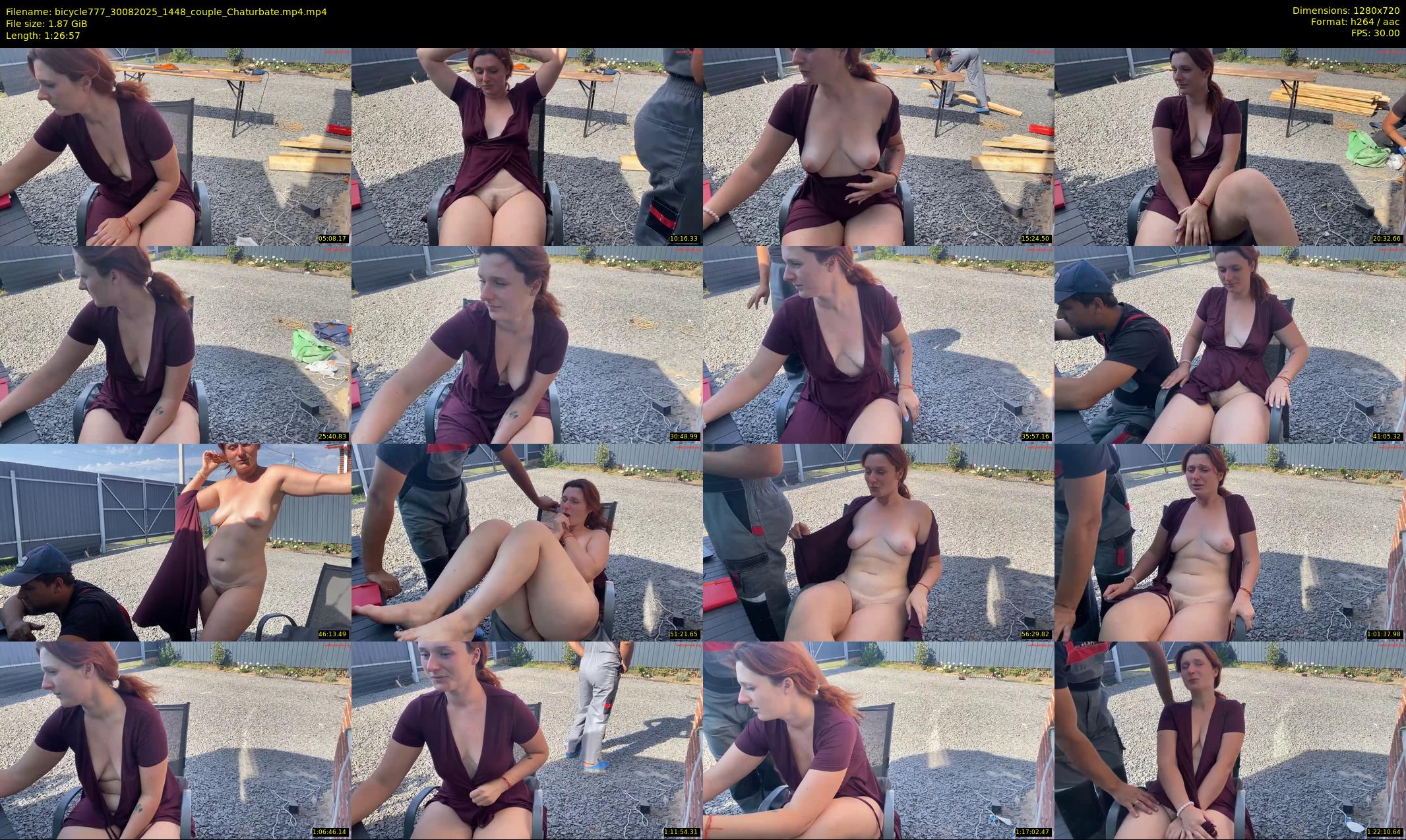 bicycle777 — 87 minute Chaturbate couple cam show recording, 720p, Aug 30, 2025