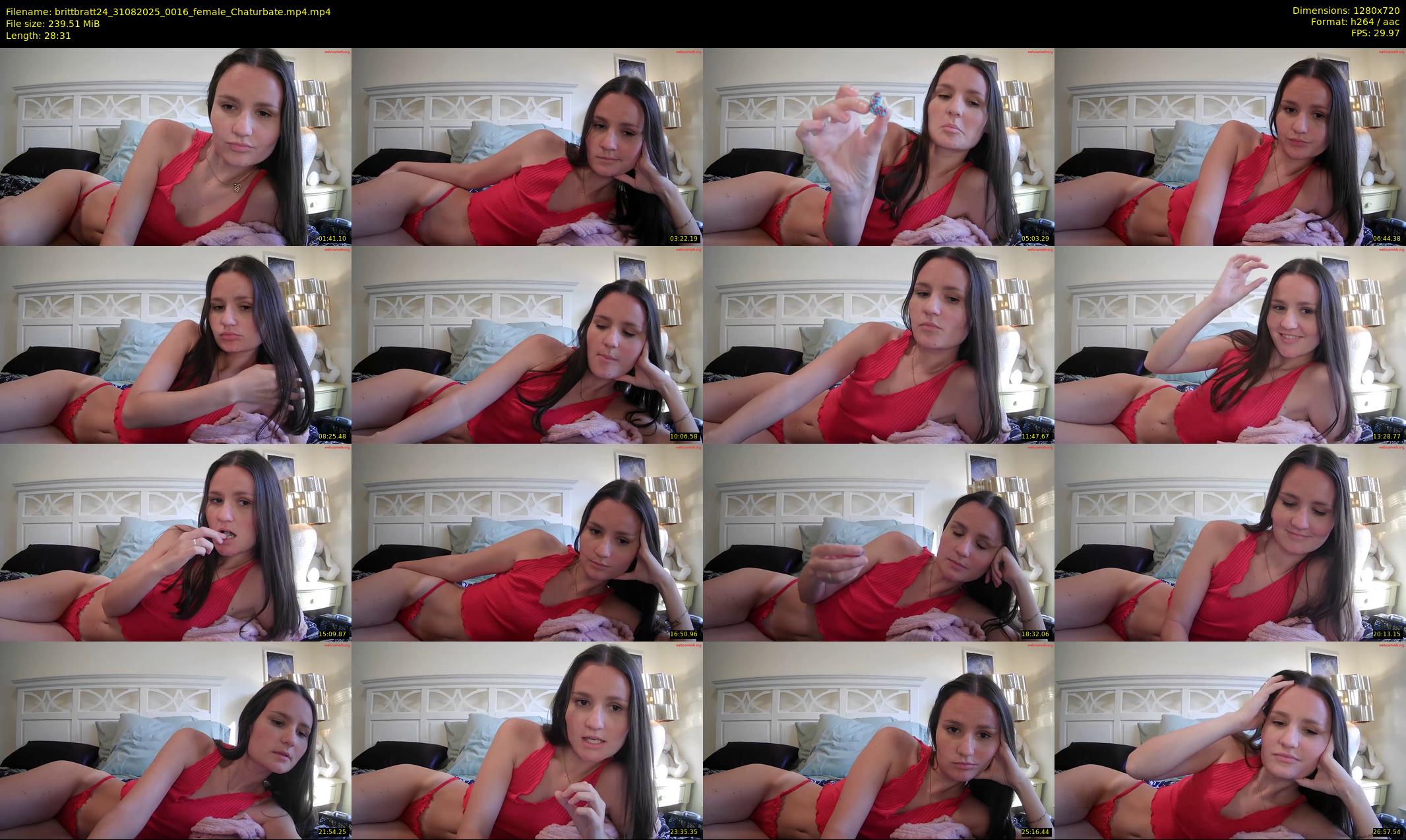brittbratt24 — 29 minute Chaturbate female cam show recording, 720p, Aug 31, 2025