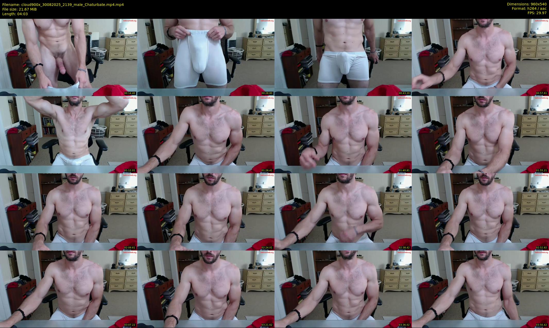 cloud900x — 5 minute Chaturbate male cam show recording, 480p, Aug 30, 2025