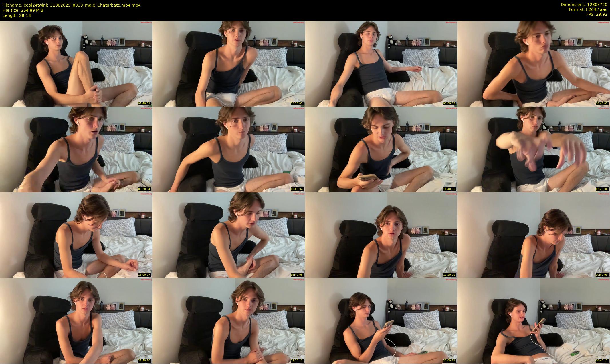 cool24twink — 29 minute Chaturbate male cam show recording, 720p, Aug 31, 2025