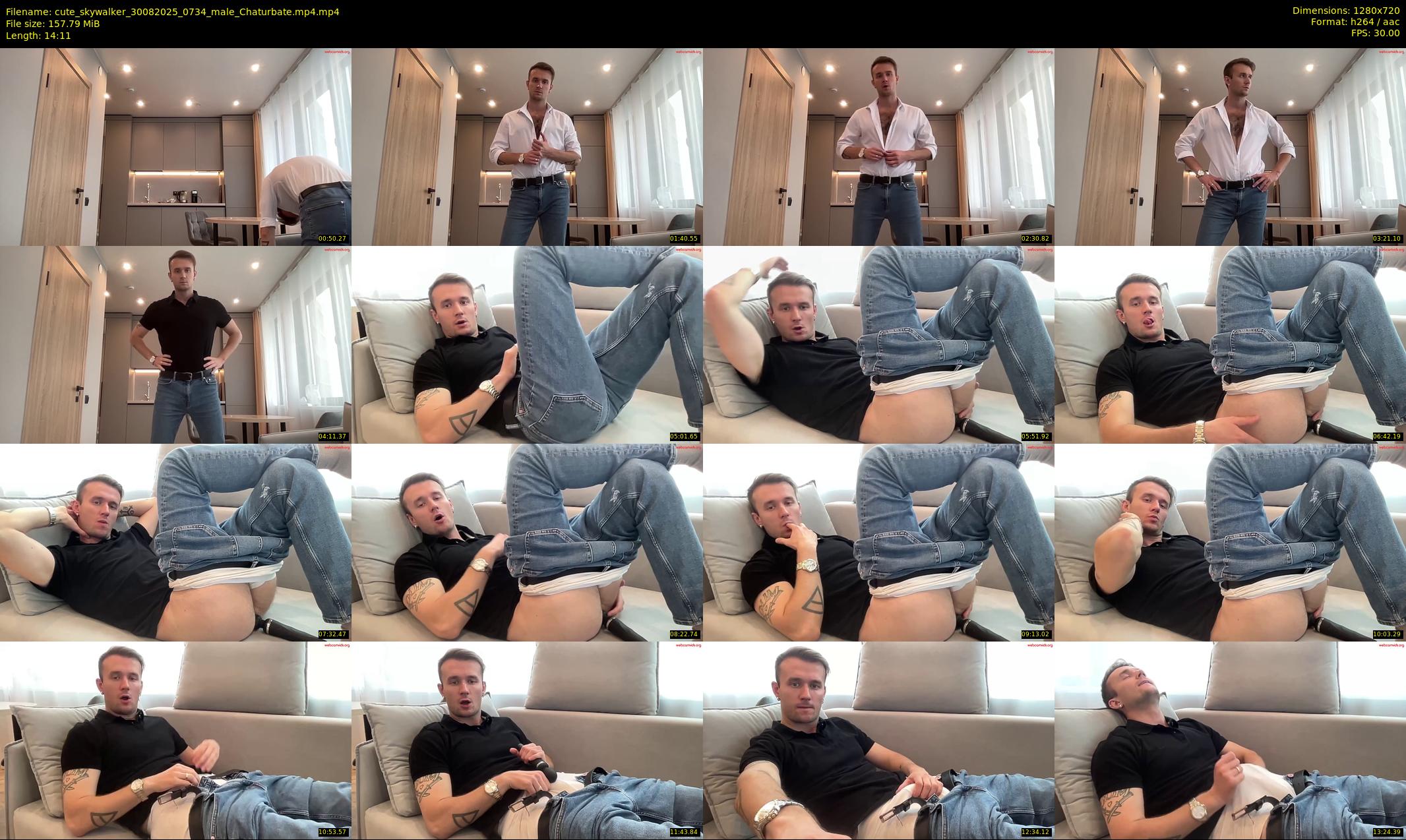 cute_skywalker — 15 minute Chaturbate male cam show recording, 720p, Aug 30, 2025