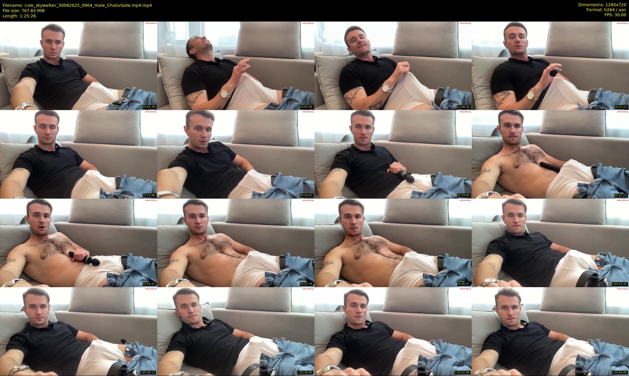 cute_skywalker — 86 minute Chaturbate male cam show recording, 720p, Aug 30, 2025