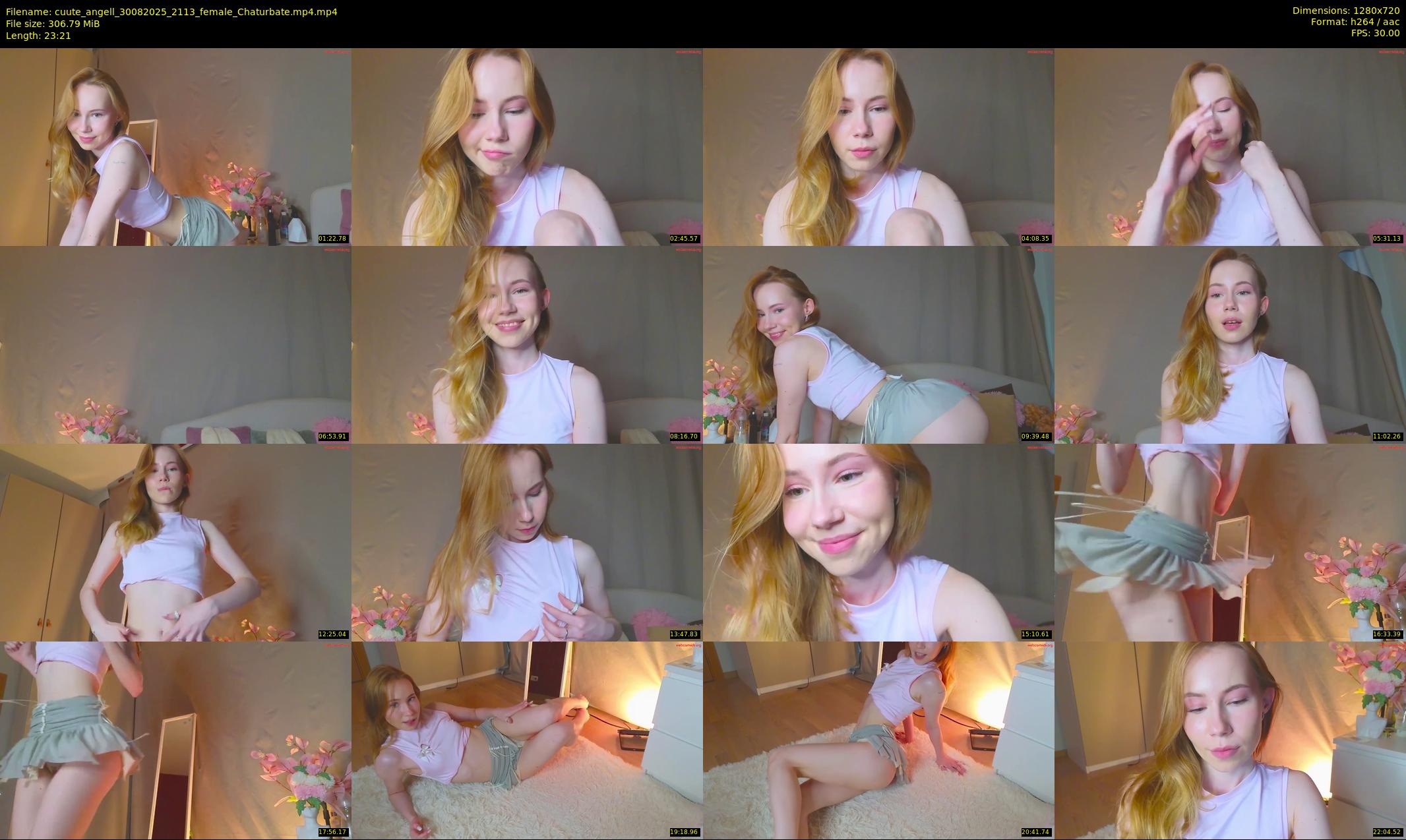 cuute_angell — 24 minute Chaturbate female cam show recording, 720p, Aug 30, 2025