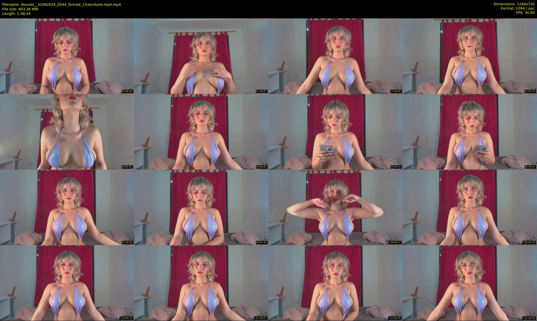diavalo_ — 99 minute Chaturbate female cam show recording, 720p, Aug 31, 2025