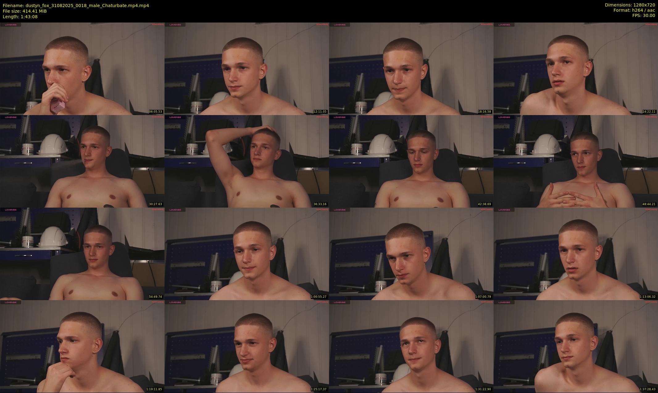dustyn_fox — 104 minute Chaturbate male cam show recording, 720p, Aug 31, 2025