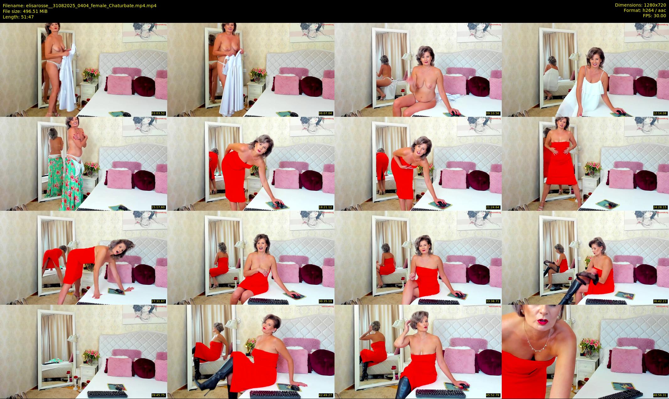 elisarosse_ — 52 minute Chaturbate female cam show recording, 720p, Aug 31, 2025