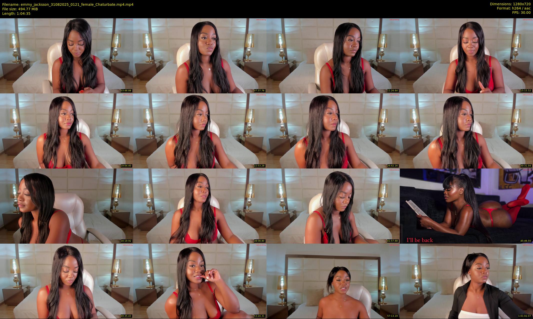 emmy_jacksson — 65 minute Chaturbate female cam show recording, 720p, Aug 31, 2025