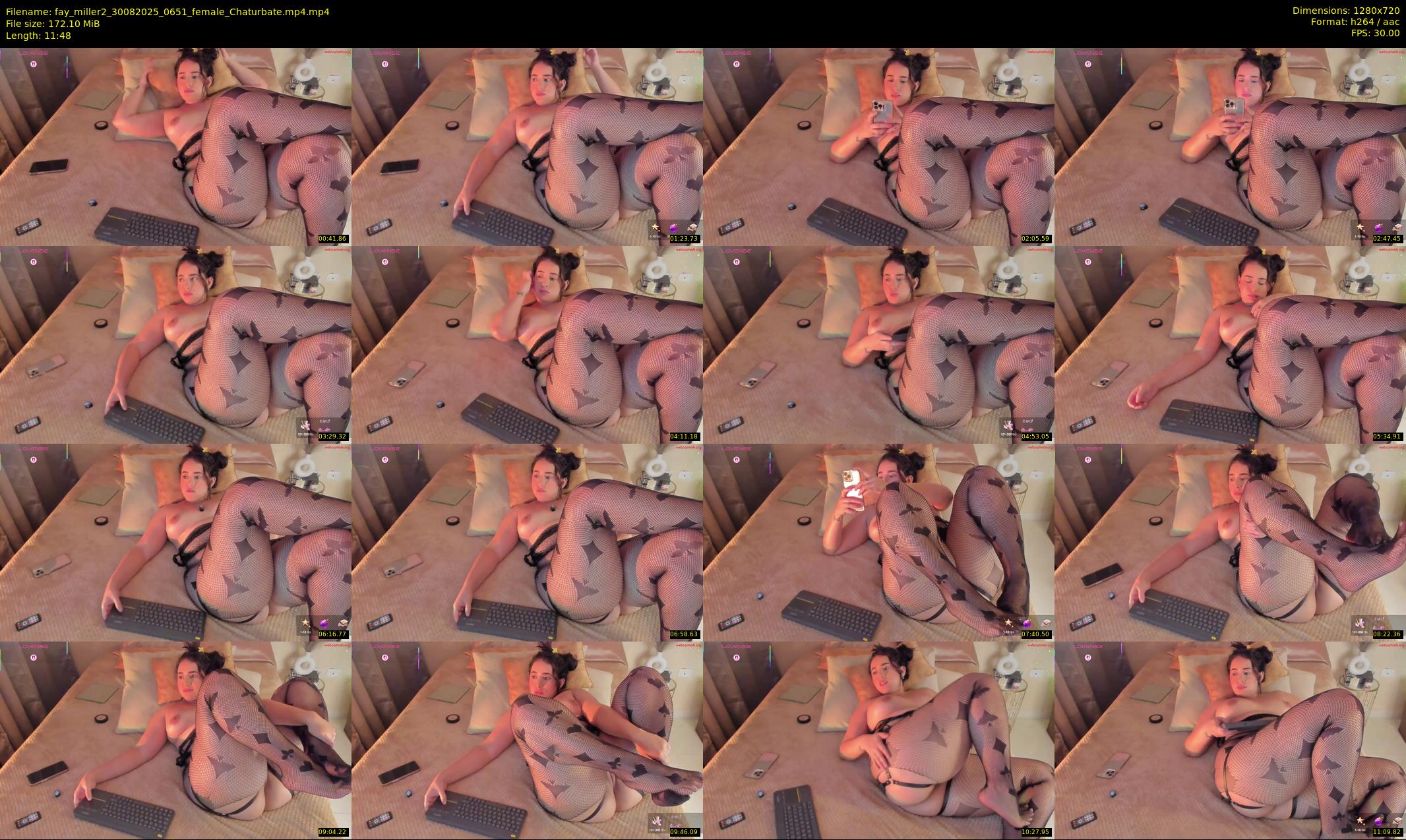 fay_miller2 — 12 minute Chaturbate female cam show recording, 720p, Aug 30, 2025