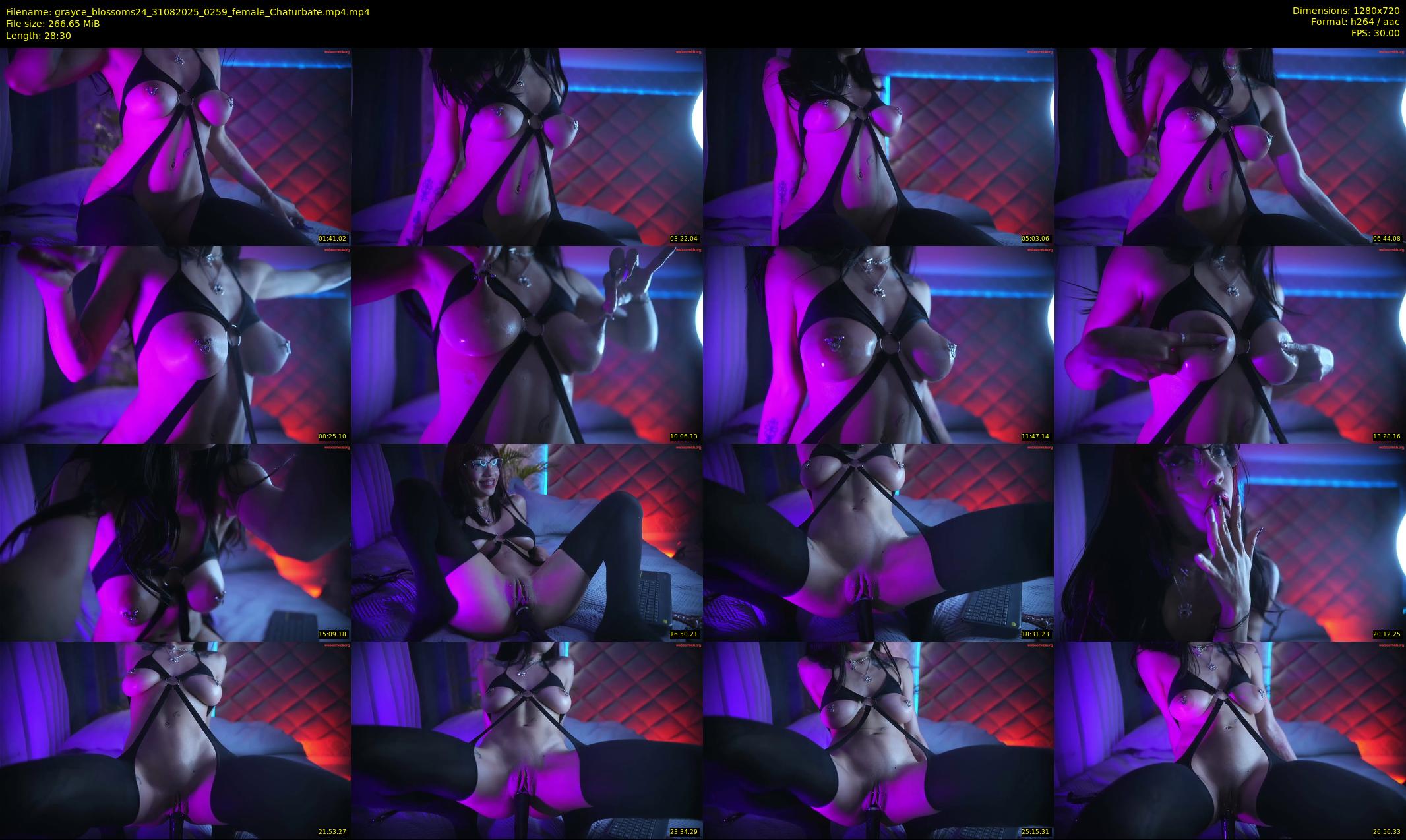 grayce_blossoms24 — 29 minute Chaturbate female cam show recording, 720p, Aug 31, 2025