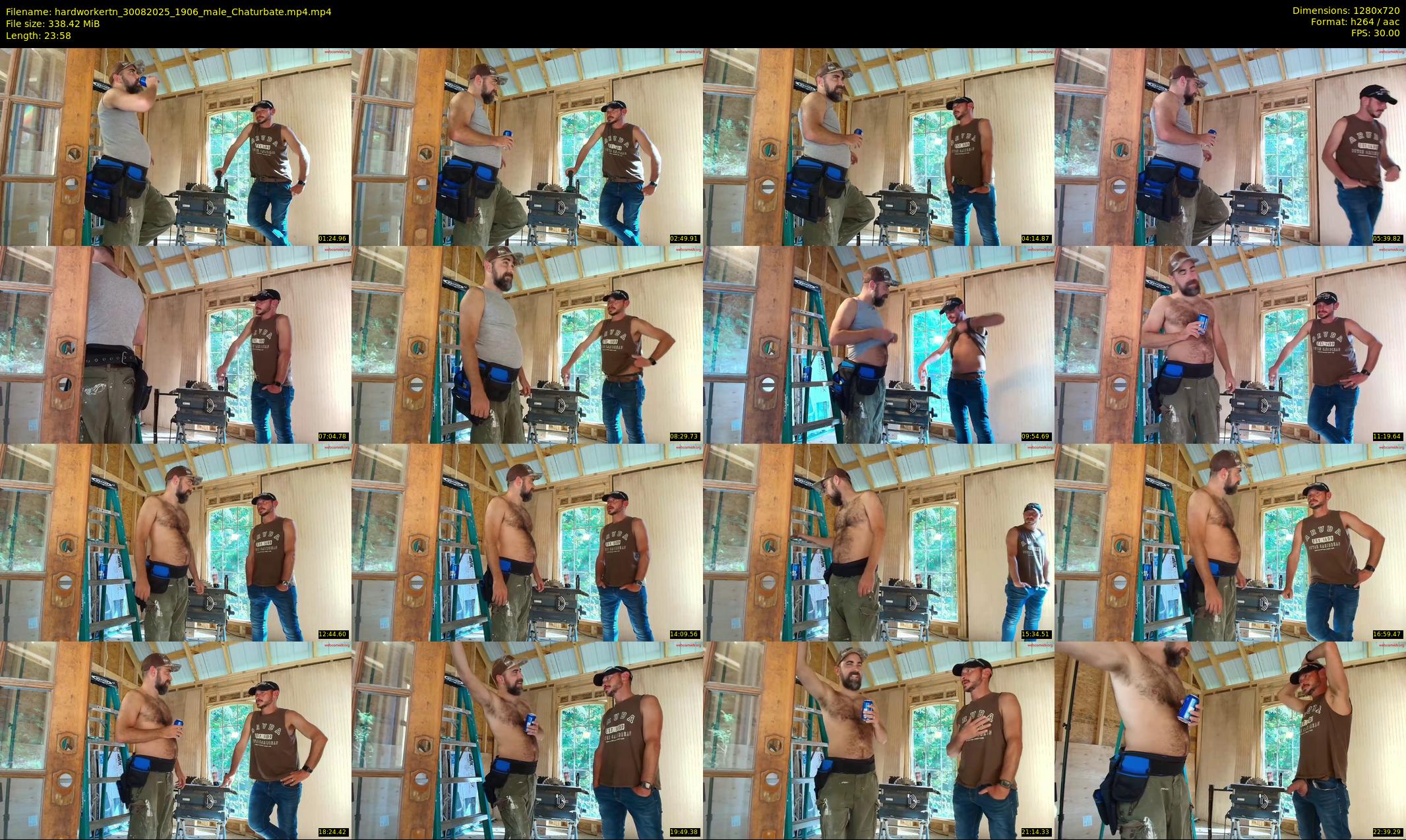 hardworkertn — 24 minute Chaturbate male cam show recording, 720p, Aug 30, 2025