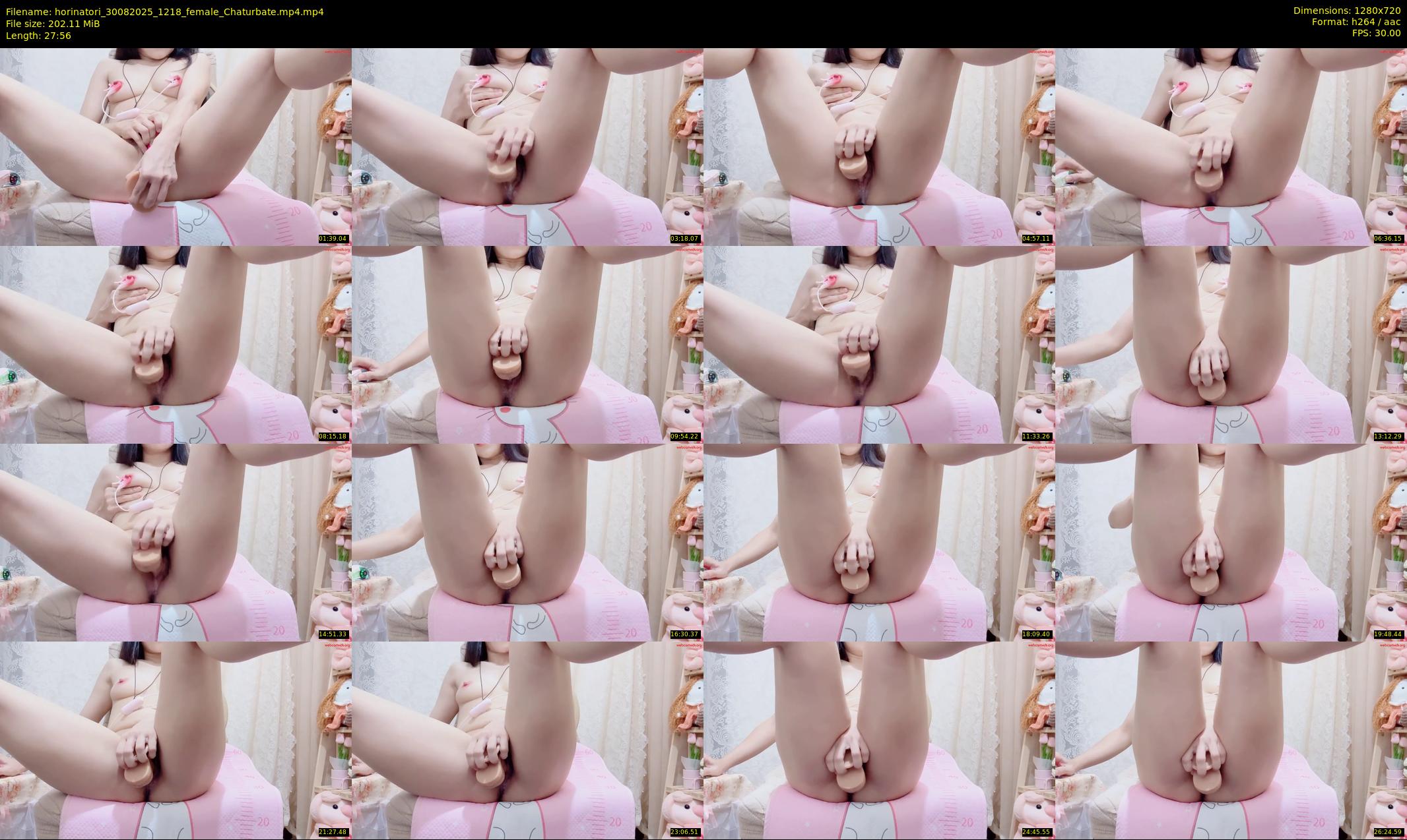 horinatori — 28 minute Chaturbate female cam show recording, 720p, Aug 30, 2025