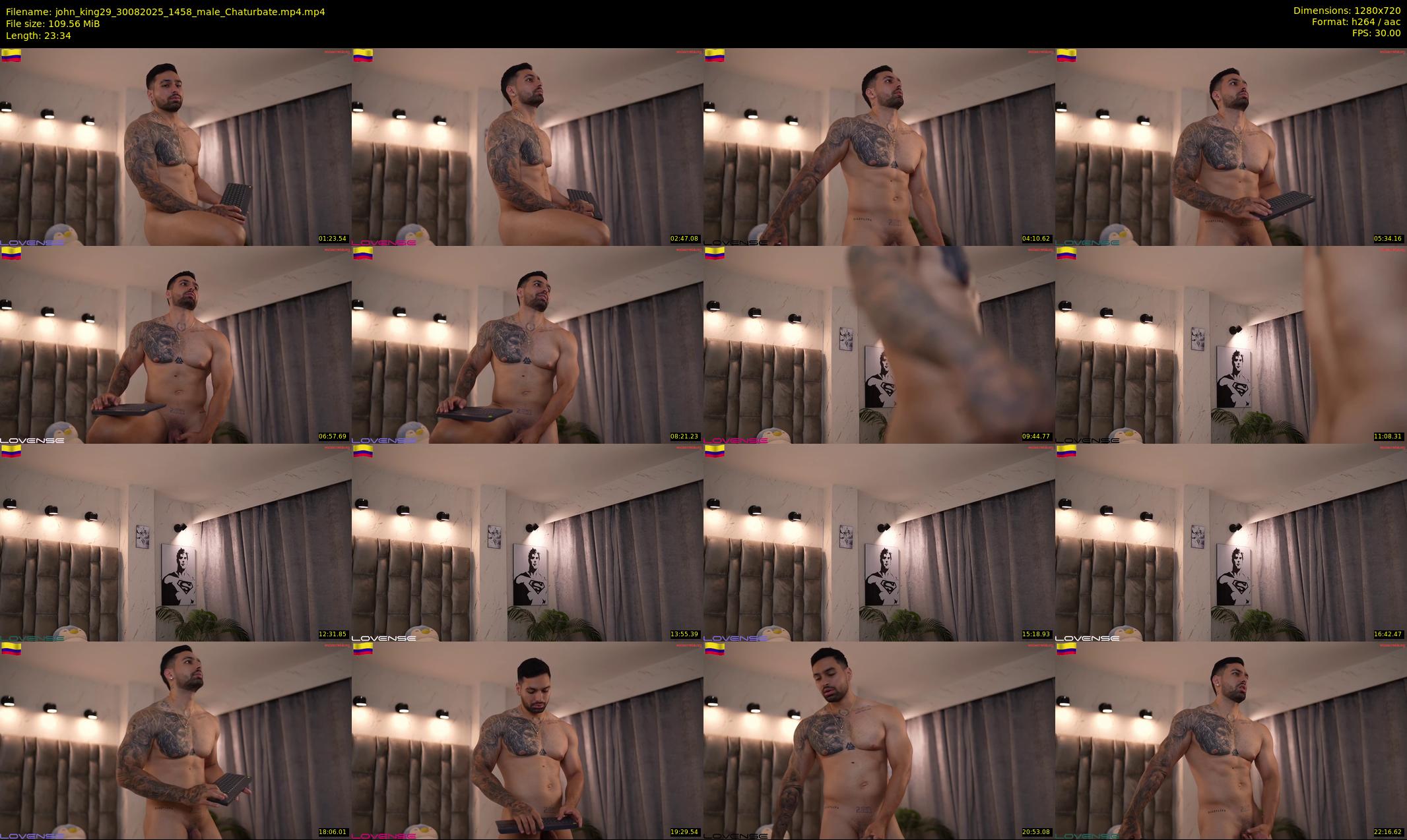 john_king29 — 24 minute Chaturbate male cam show recording, 720p, Aug 30, 2025