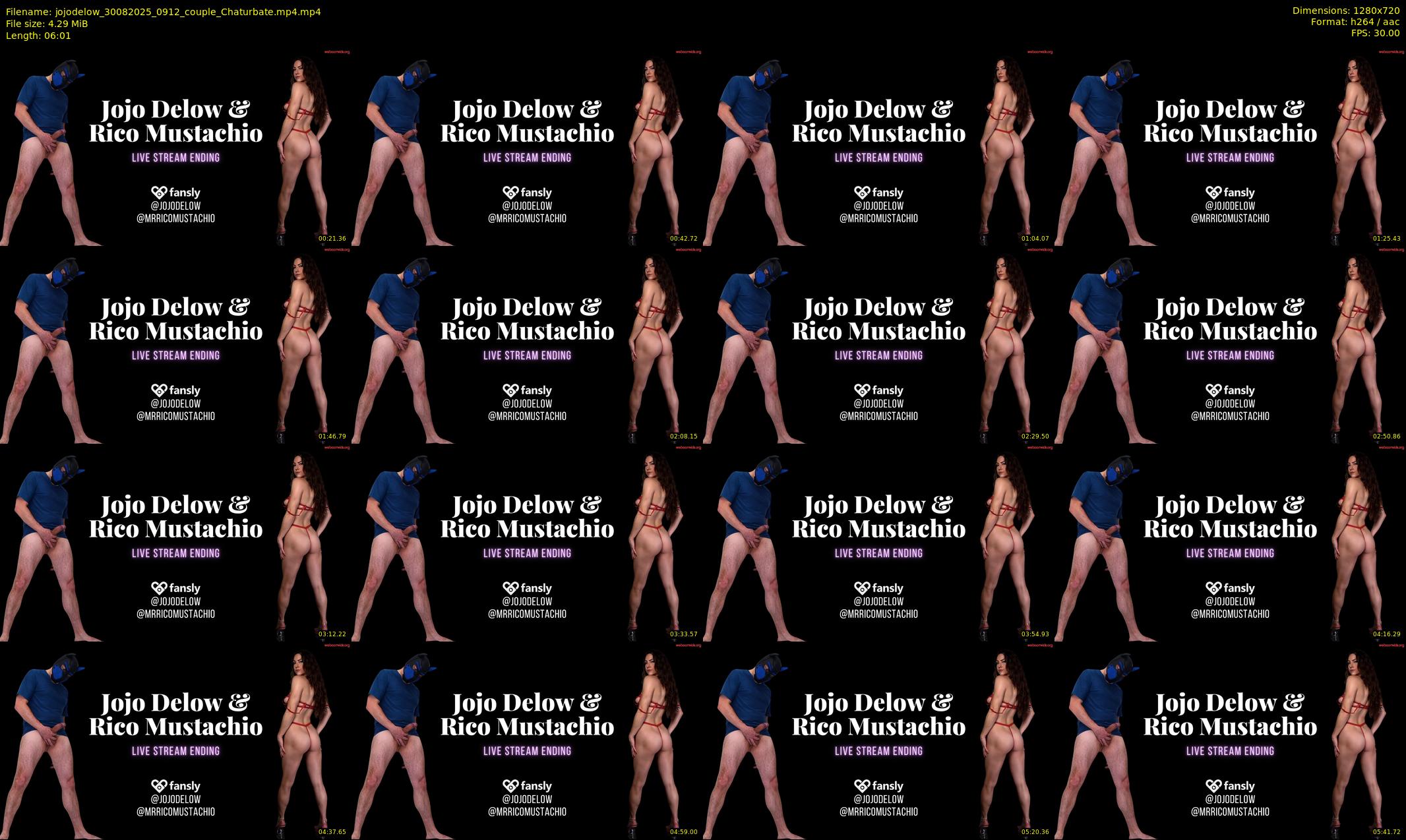 jojodelow — 7 minute Chaturbate female cam show recording, 720p, Aug 30, 2025