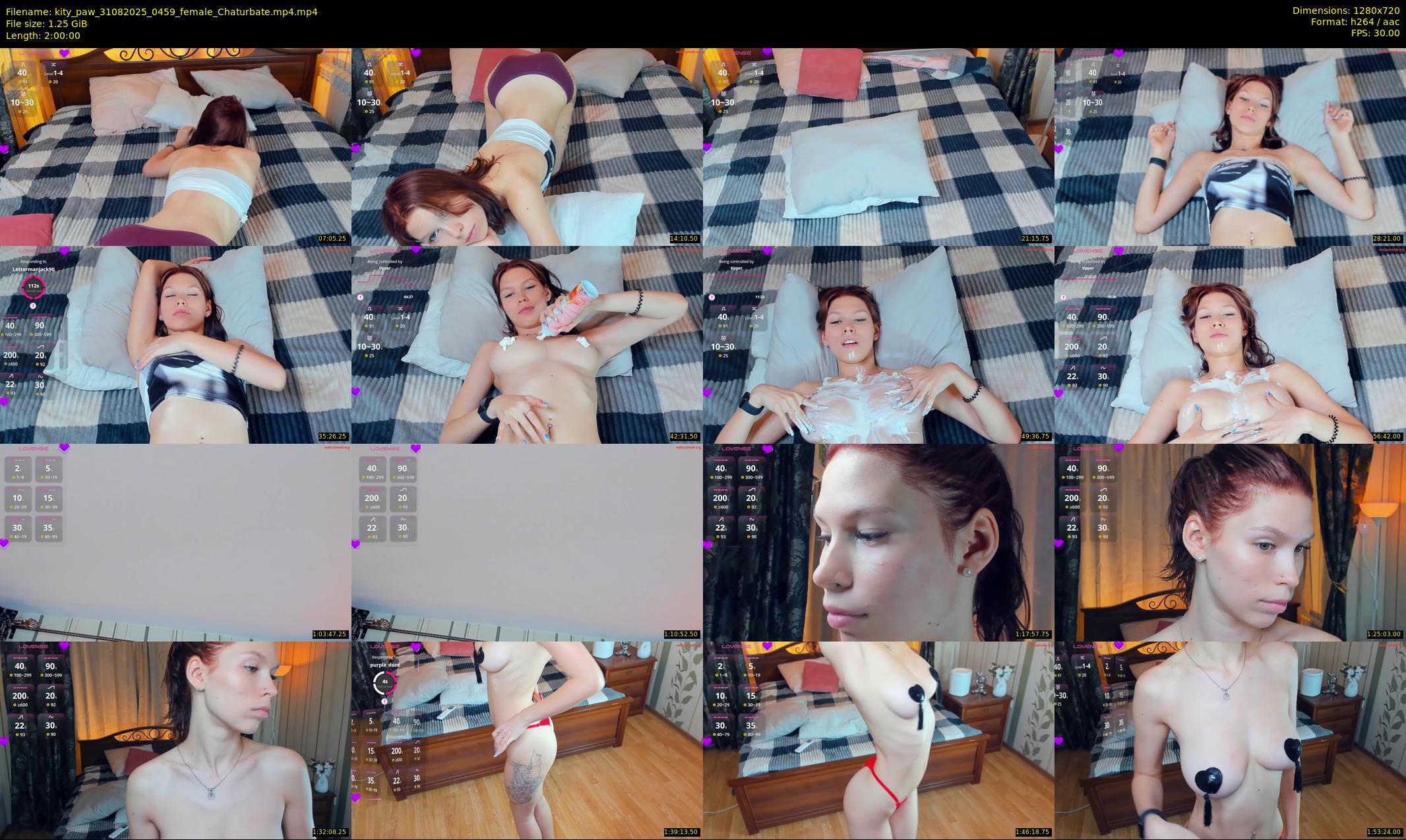 kity_paw — 120 minute Chaturbate female cam show recording, 720p, Aug 31, 2025